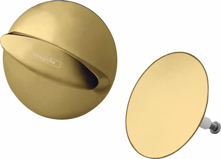 Ab-u.Überlaufgarnitur Flexaplus F-Set (Griff u.Stopfen) chrom Farbe: Polished Gold Optic