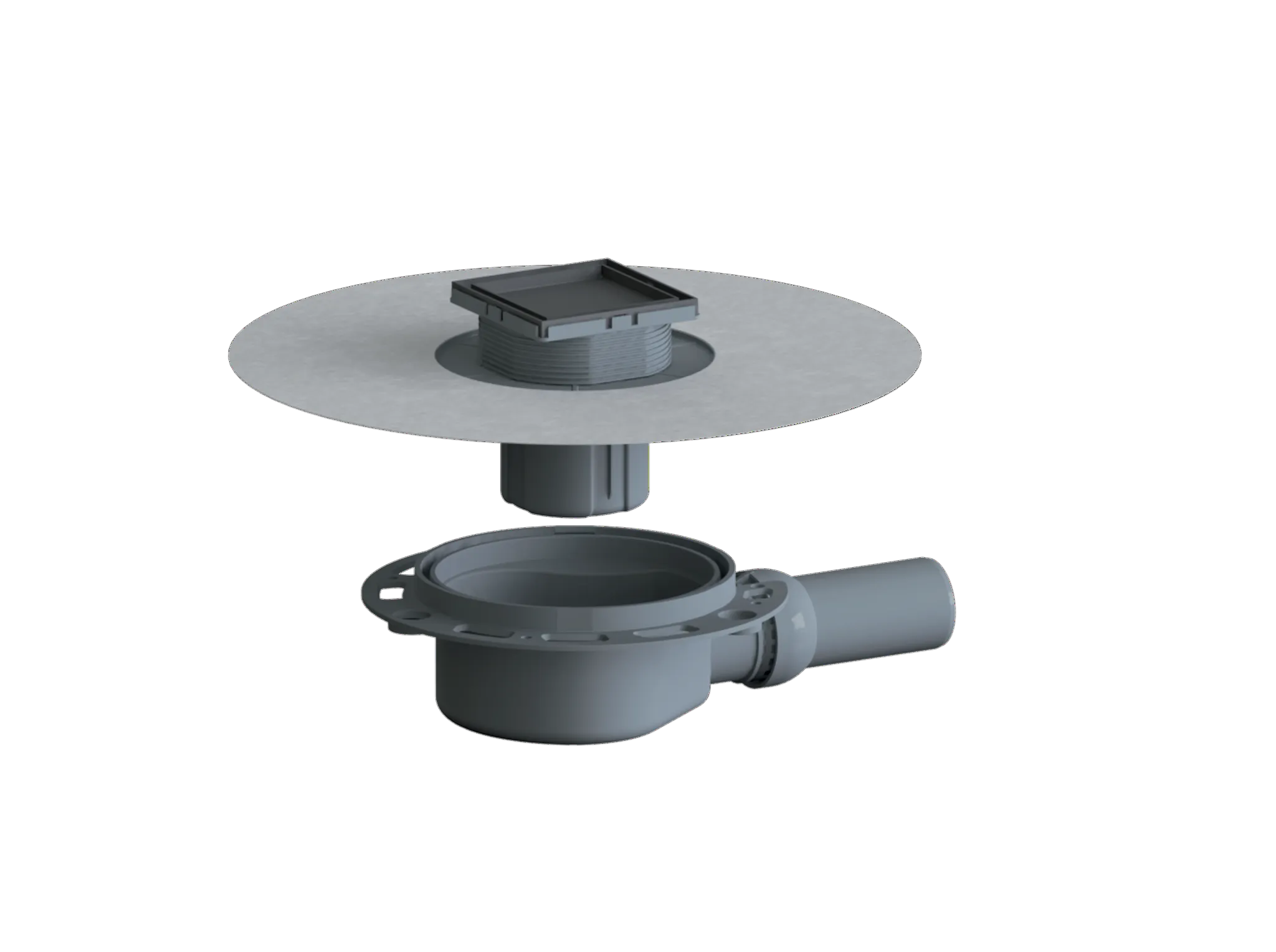 Bodenablauf DallDrain Individual OM, DN 50, 100 x 100 mm Bodenablauf DallDrain Individual OM, DN 50, 100 x 100 mm