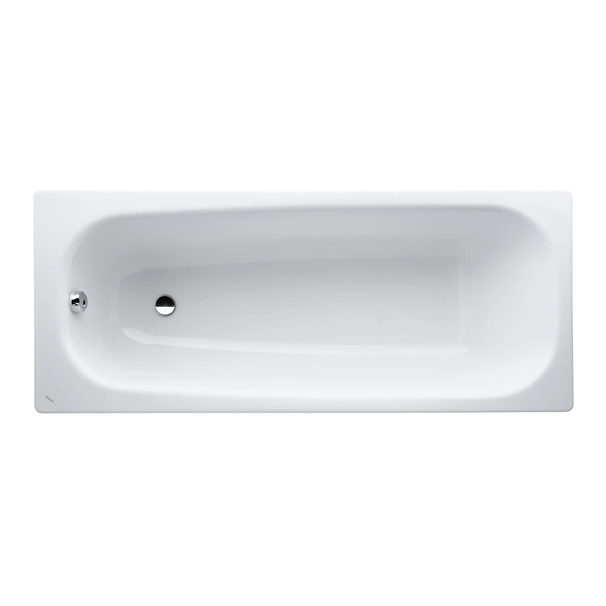 Einbau-Badewanne PRO 700x1700x395 aus Stahl inklusive Schallschutz weiß