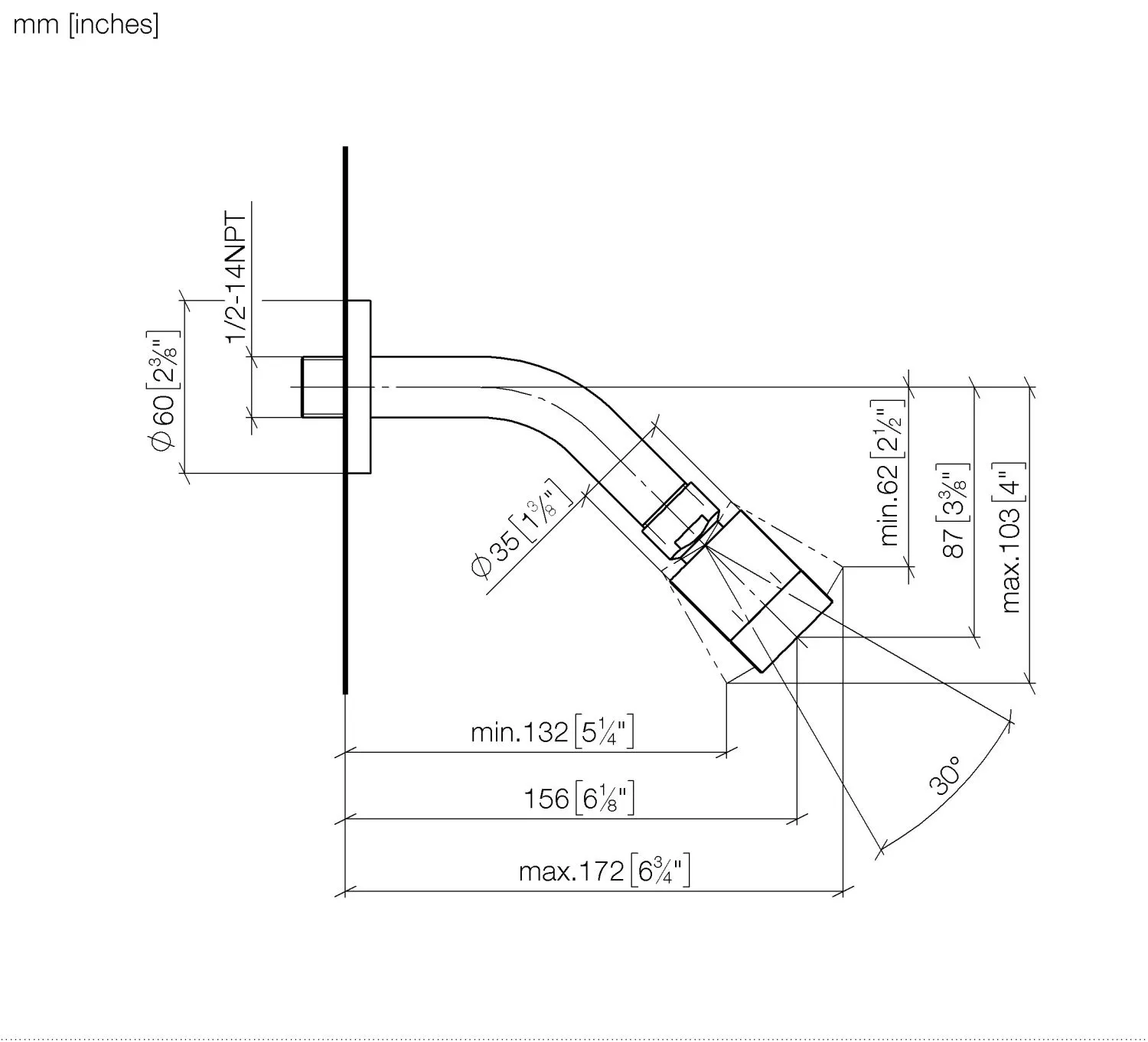 Dornbracht Kopfbrause SERIENSPEZIFISCH Chrom, INTENSE RAIN, max. Durchfluss 8 l/min, mit Antikalk-System Dornbracht Kopfbrause SERIENSPEZIFISCH Chrom, INTENSE RAIN, max. Durchfluss 8 l/min, mit Antikalk-System