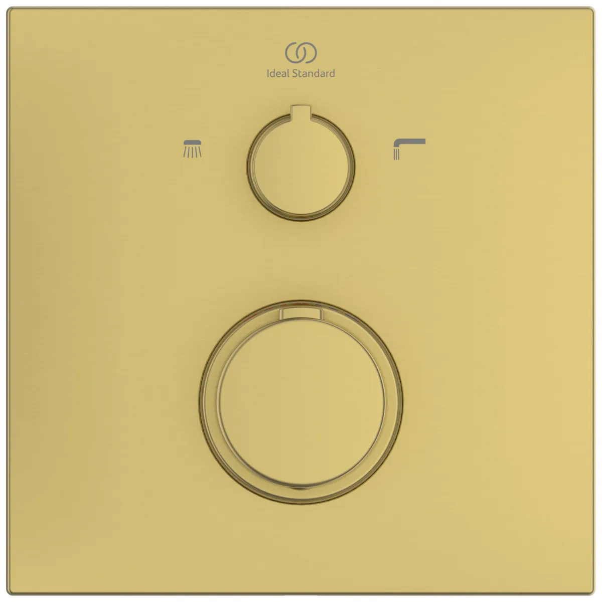 Ideal Standard Ceratherm Navigo Armaturen BUILT-IN Atelier Collections Unterputz-Attrappenbefestigung Brushed Gold Ideal Standard Ceratherm Navigo Armaturen BUILT-IN Atelier Collections Unterputz-Attrappenbefestigung Brushed Gold
