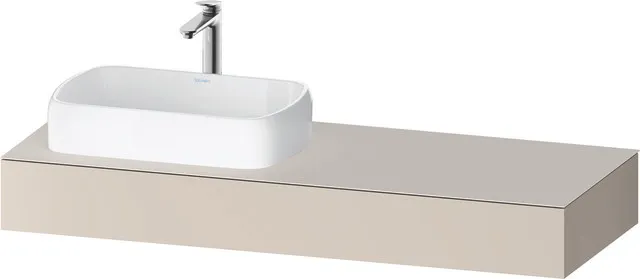 Duravit Konsole „Qatego“ in Taupe Matt