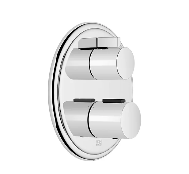 Dornbracht MADISON UP-Thermostat mit Einweg-Mengenregulierung, Dark Bronze gebürstet (PVD), Abdeckplatte Ø 175 mm Dornbracht MADISON UP-Thermostat mit Einweg-Mengenregulierung, Dark Bronze gebürstet (PVD), Abdeckplatte Ø 175 mm