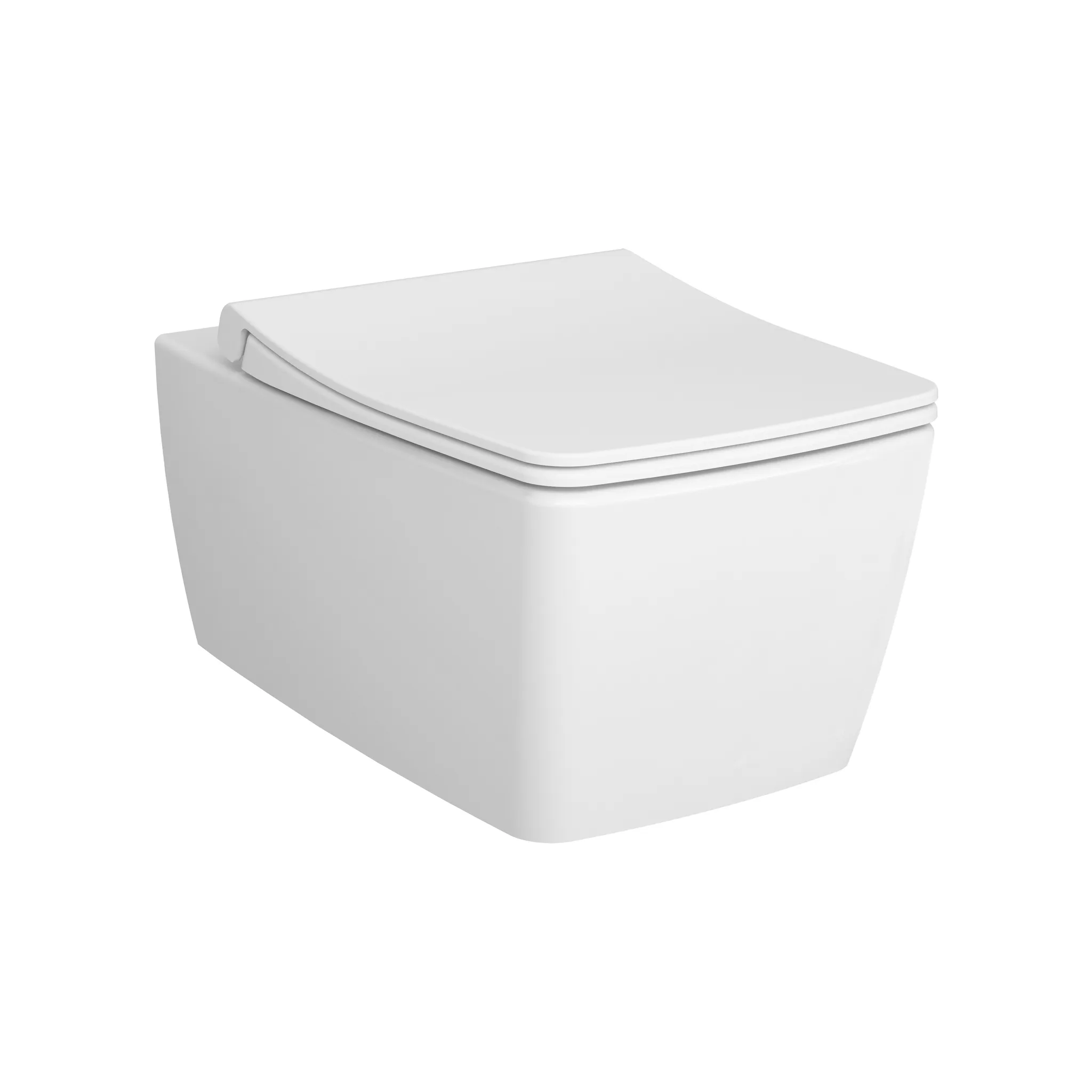 VitrA Metropole Tiefspüler-Wand-WC Flush 2.0 ohne Spülrand 36 x 56 cm Edelweiß