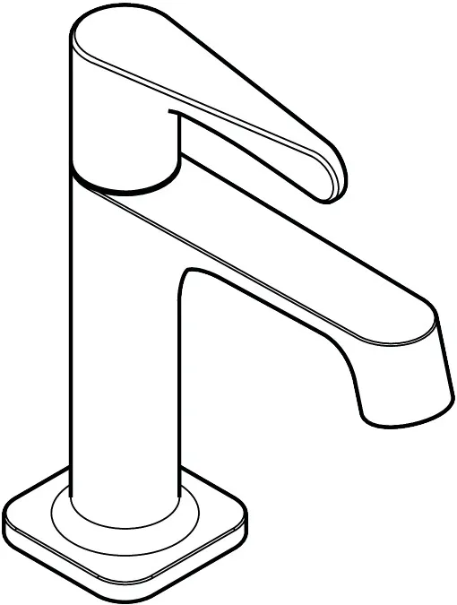 Standventil Axor Citterio M für Waschtisch chrom Standventil Axor Citterio M für Waschtisch chrom