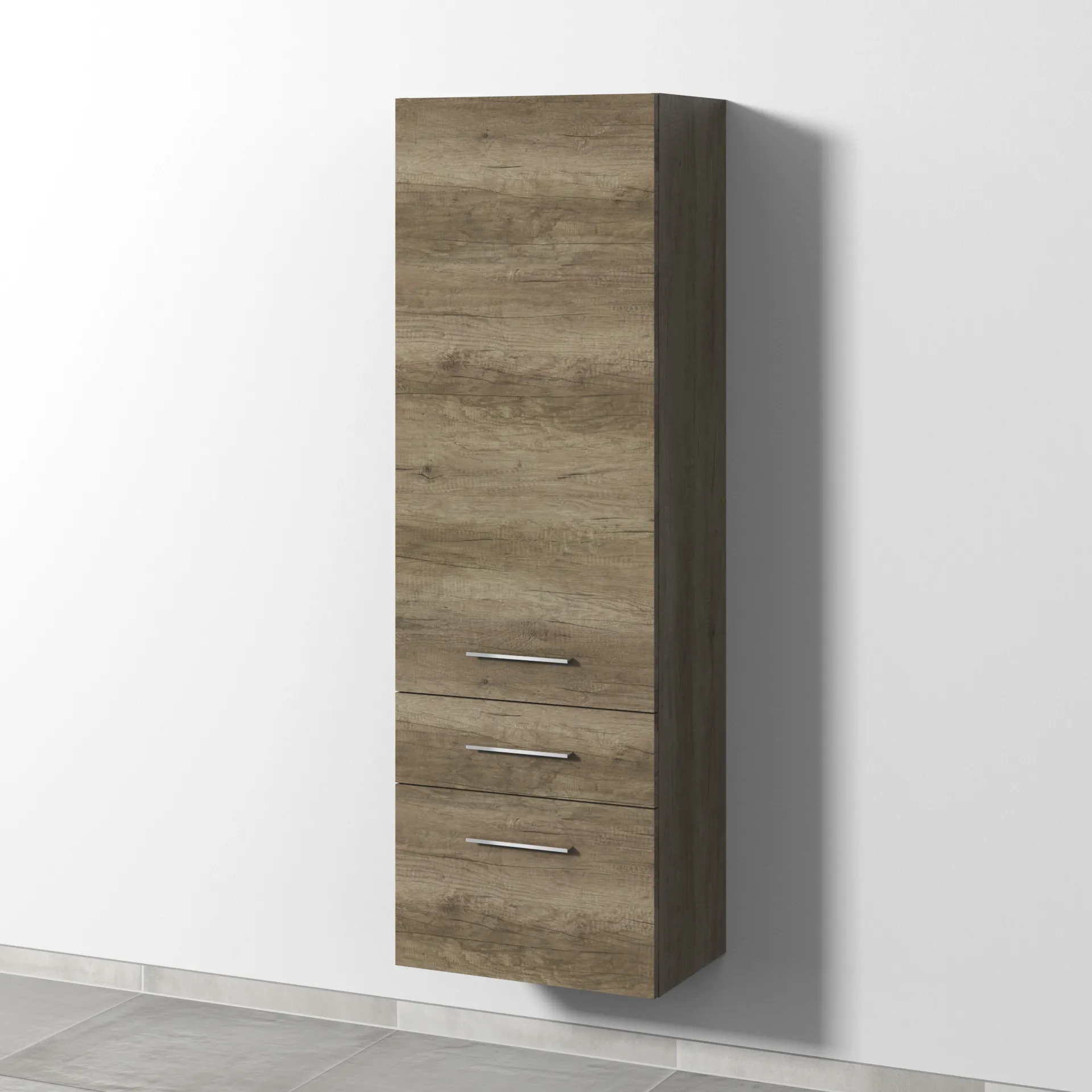 Sanipa Hochschrank „2morrow“ 525 × 1615 × 350 mm in Eiche Nebraska