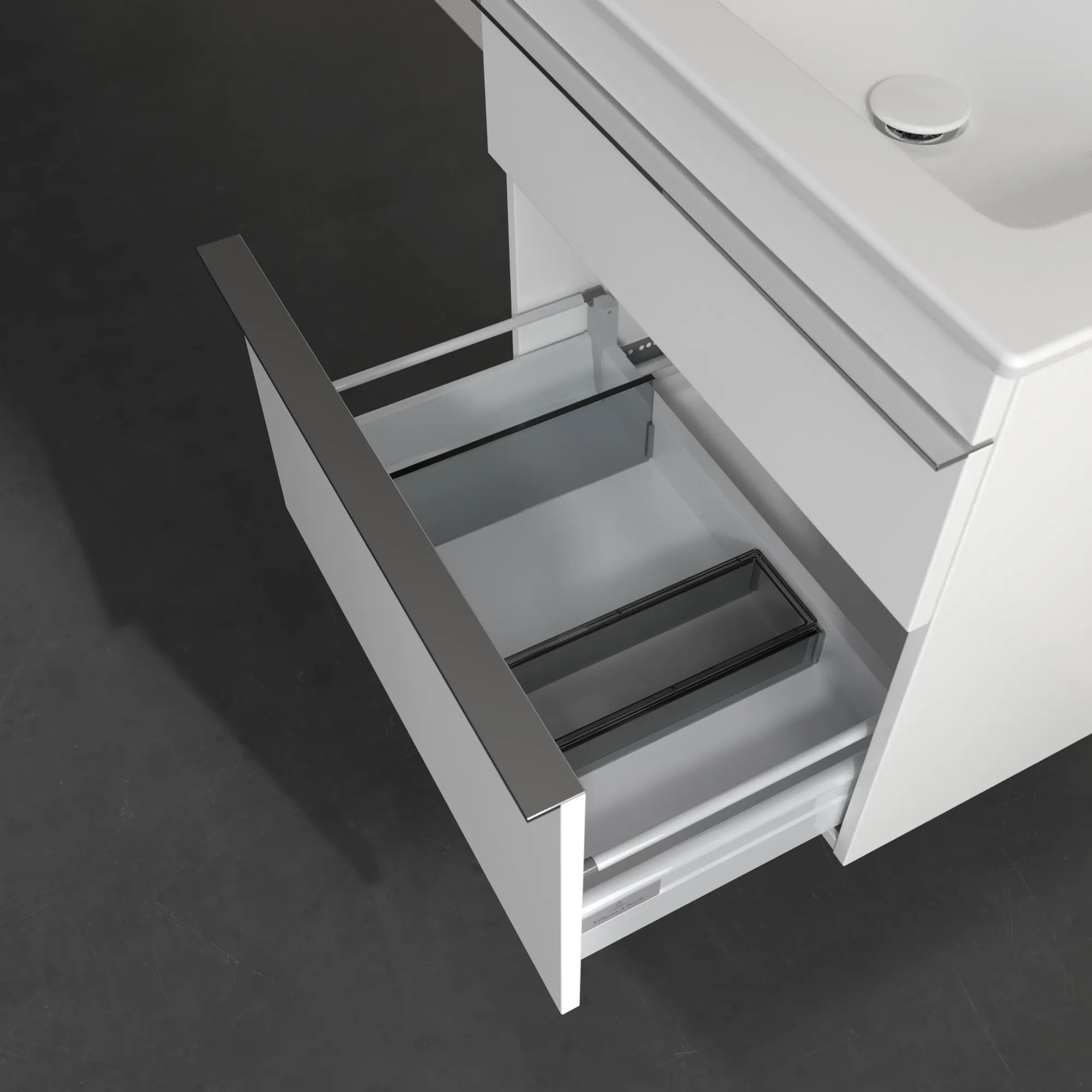 Villeroy & Boch Waschtischunterschrank „Venticello“ für Schrankwaschtisch 603 × 590 × 502 mm Weiß Matt, für Becken mittig