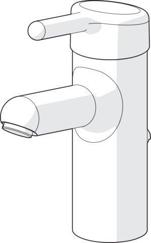 Einhand-Waschtischarmatur „Medipro“ Ausladung 120 mm in Chrom Einhand-Waschtischarmatur „Medipro“ Ausladung 120 mm in Chrom