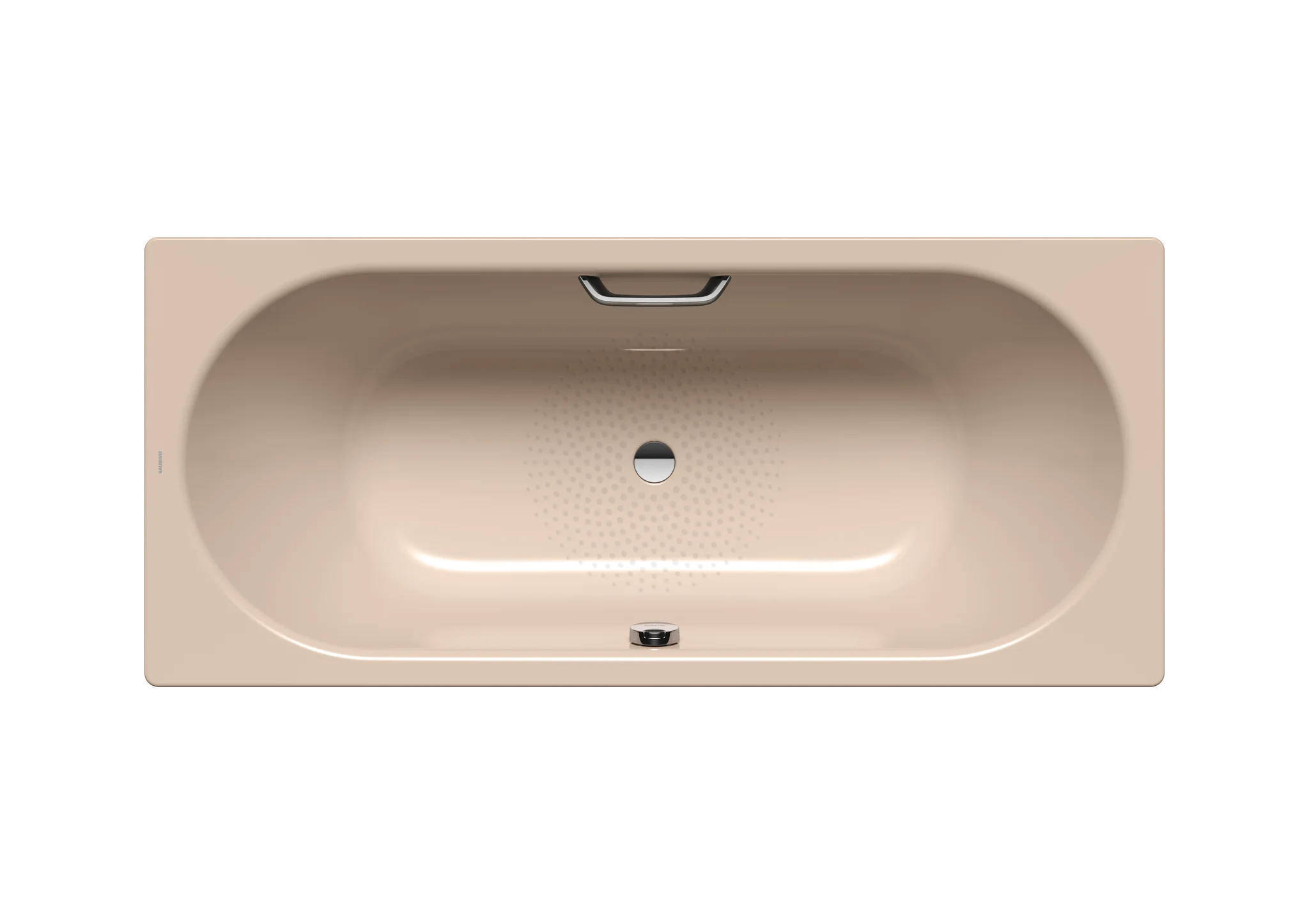 Kaldewei CLASSIC DUO Badewanne, 1800x750 mm, bahamabeige, Perl-Effekt, mit Griffloch, Antislip