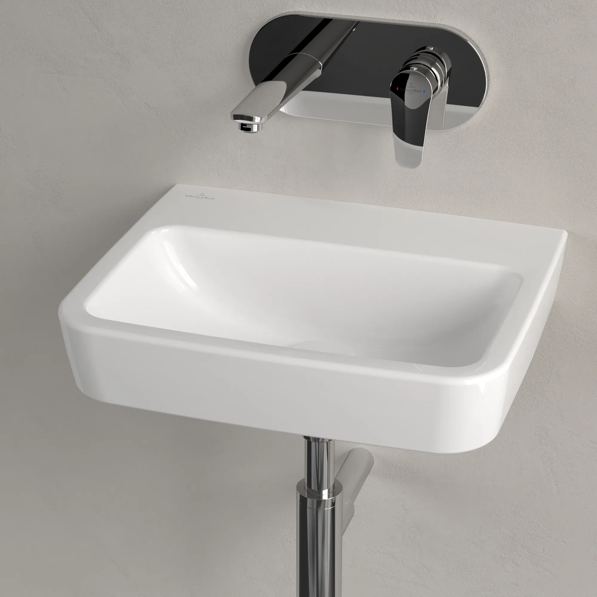 Villeroy & Boch Einbau-/Aufsatz Handwaschbecken geschliffen „O.novo“ 450 × 370 × 160 mm, für Becken mittig, ohne Hahnlochbohrung in Weiß Alpin Villeroy & Boch Einbau-/Aufsatz Handwaschbecken geschliffen „O.novo“ 450 × 370 × 160 mm, für Becken mittig, ohne Hahnlochbohrung in Weiß Alpin