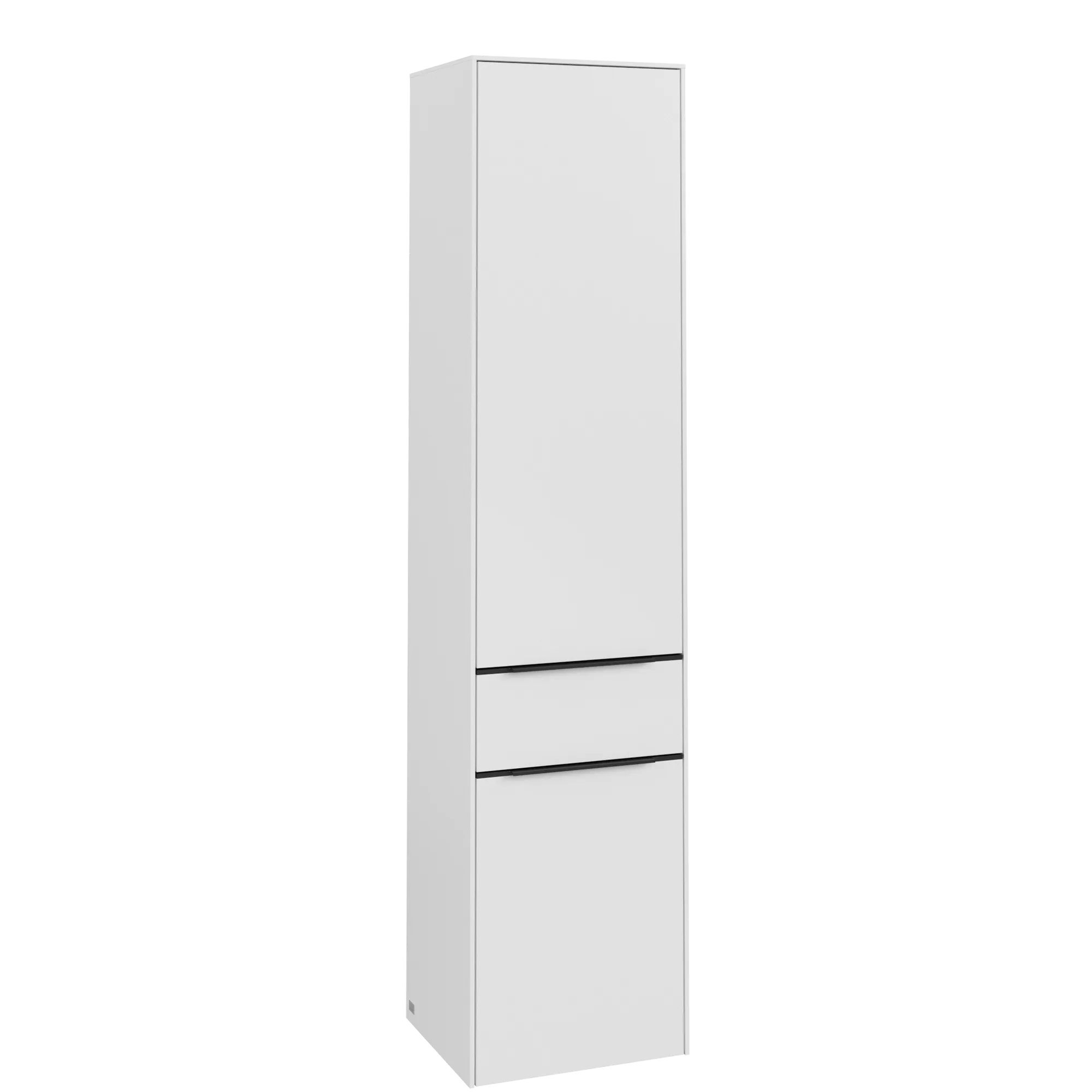 Villeroy & Boch Hochschrank mit Schublade „Subway 3.0“ 40 × 171 × 36,2 × 36,2 cm 2 Türen, 1 Auszug, 1 × fixer Fachboden, Anschlag: links, 3 × Glasfachboden, 2 Türen, Anschlag links