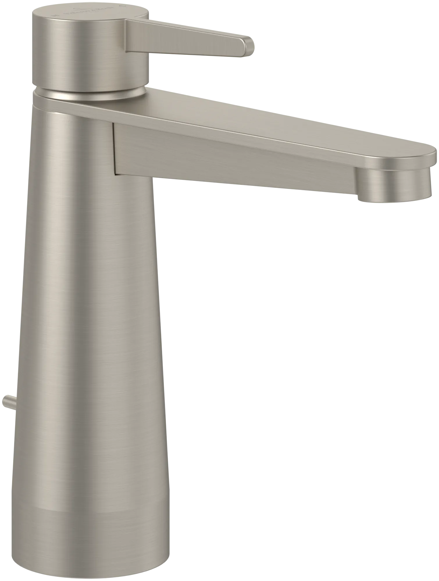 Einhand-Waschtischarmatur „Conum“ 16,5 cm Ausladung 129 mm in Brushed Nickel Matt Einhand-Waschtischarmatur „Conum“ 16,5 cm Ausladung 129 mm in Brushed Nickel Matt