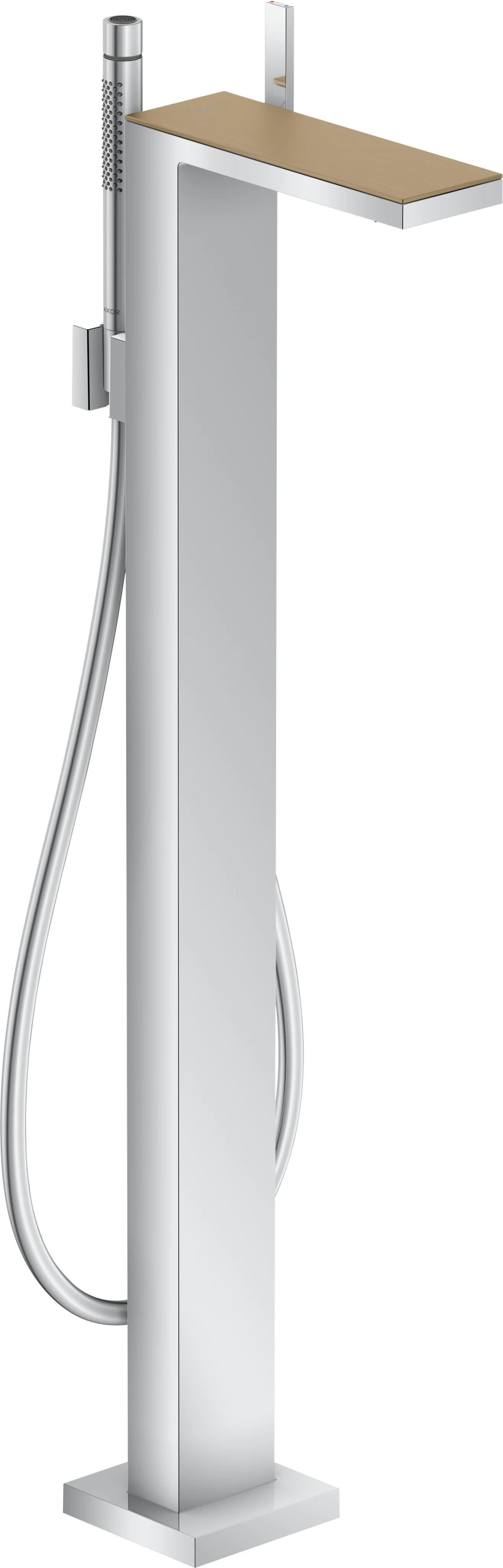 Hansgrohe AXOR MyEdition Einhebel-Wannenmischer bodenstehend, Chrom, Ausladung 196 mm