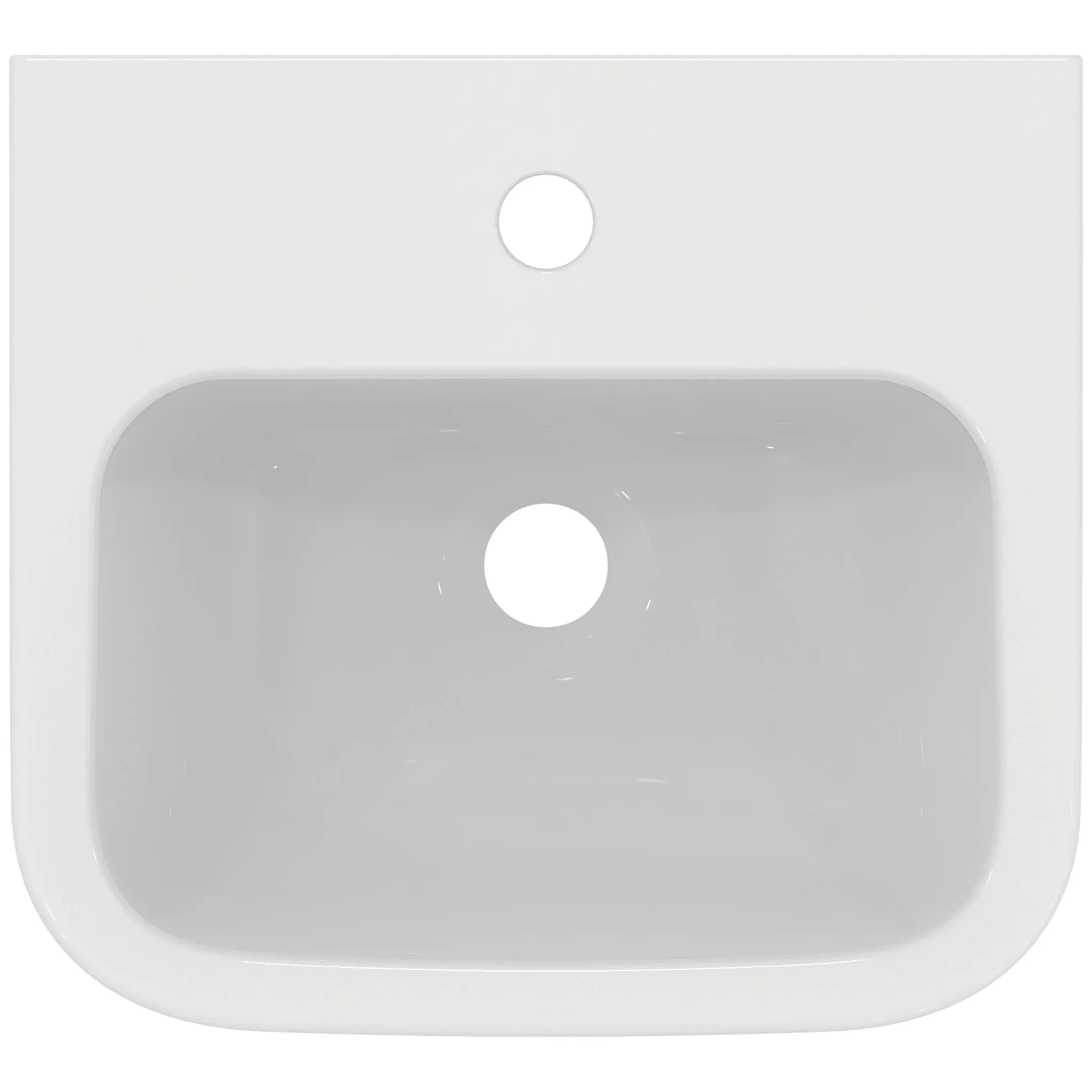 Waschbecken „Contour21“ 40 × 36,5 × 17,7 cm, Hahnlochposition mittig Waschbecken „Contour21“ 40 × 36,5 × 17,7 cm, Hahnlochposition mittig