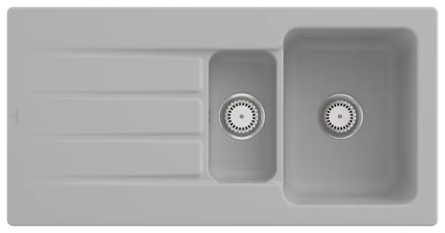 Villeroy & Boch Einbau-Küchenspülbecken „Architectura“ 60 XR 1000 × 510 × 220 mm in Steam Villeroy & Boch Einbau-Küchenspülbecken „Architectura“ 60 XR 1000 × 510 × 220 mm in Steam