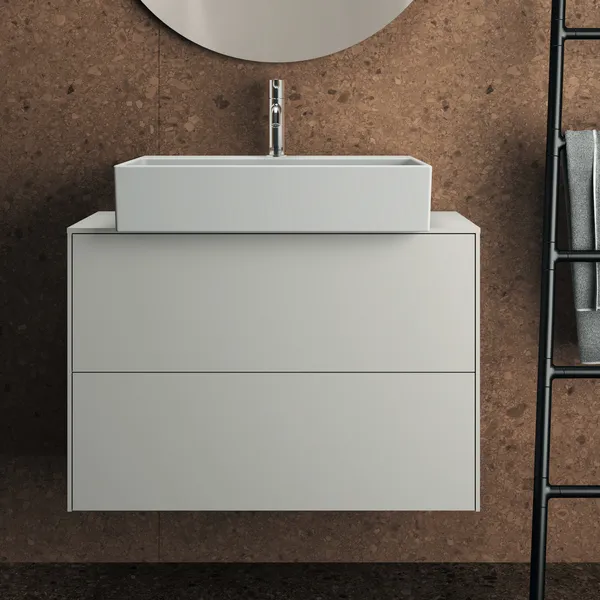 Ideal Standard Waschtischunterschrank „Conca“ 80,2 × 55 × 37,3 cm Weiß matt lackiert Ideal Standard Waschtischunterschrank „Conca“ 80,2 × 55 × 37,3 cm Weiß matt lackiert