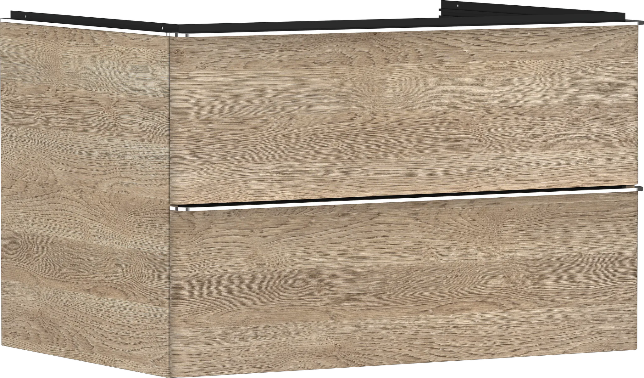 Hansgrohe Xelu Q Waschtischunterschrank Eiche Natur 780⁄550, 2 Schubkästen