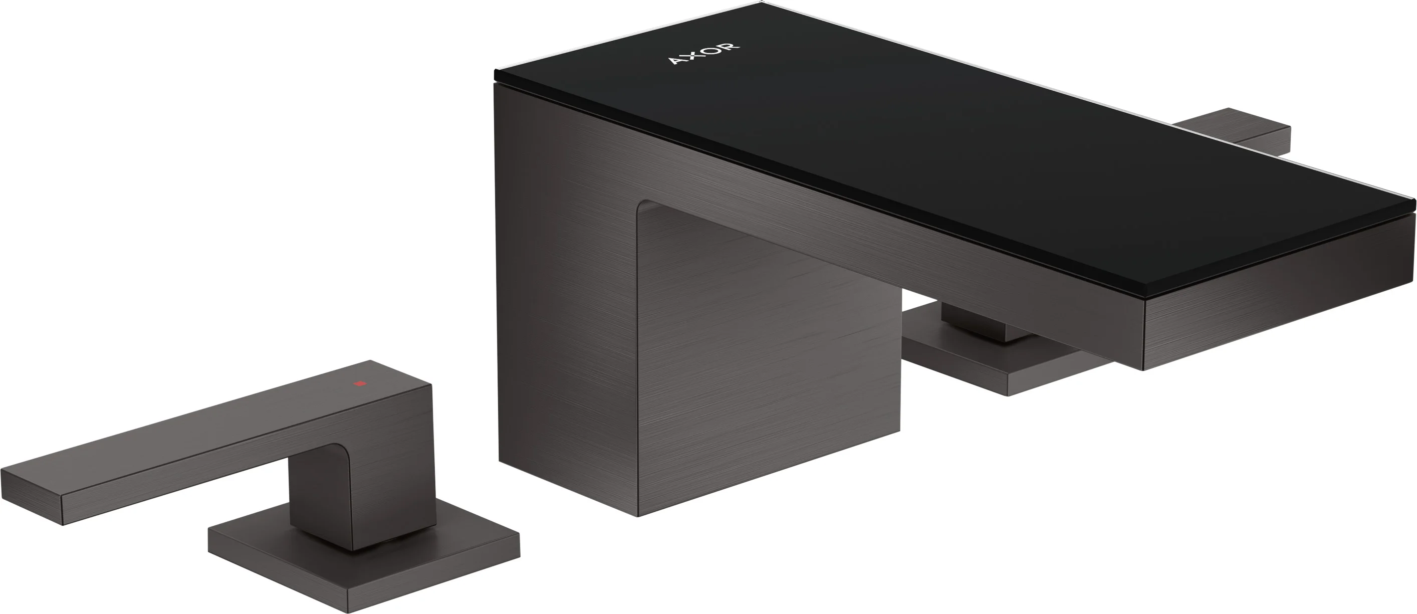 Hansgrohe AXOR MyEdition Platte 200 Glas schwarz abnehmbar