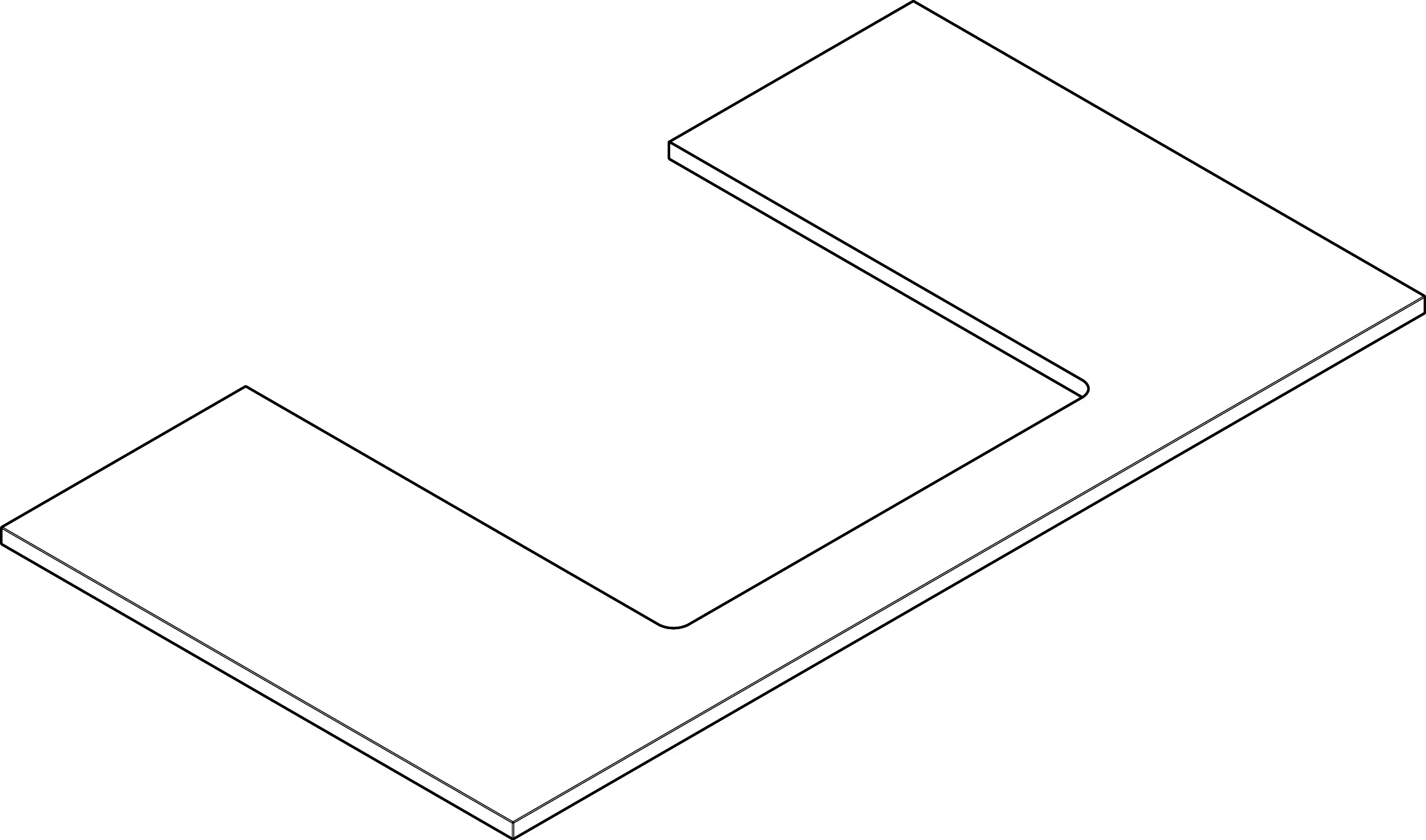 Hansgrohe Xilesa E Konsole 980x550 mm, mittiger Ausschnitt für Aufsatzwaschtisch, geschliffen, Eiche Kaschmir