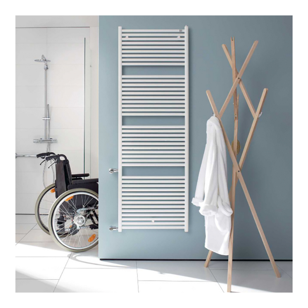 Zehnder Design-Heizkörper „Toga“ Austauschmodell 60 × 114,8 cm in Verkehrsweiß (RAL 9016, glänzend) Zehnder Design-Heizkörper „Toga“ Austauschmodell 60 × 114,8 cm in Verkehrsweiß (RAL 9016, glänzend)