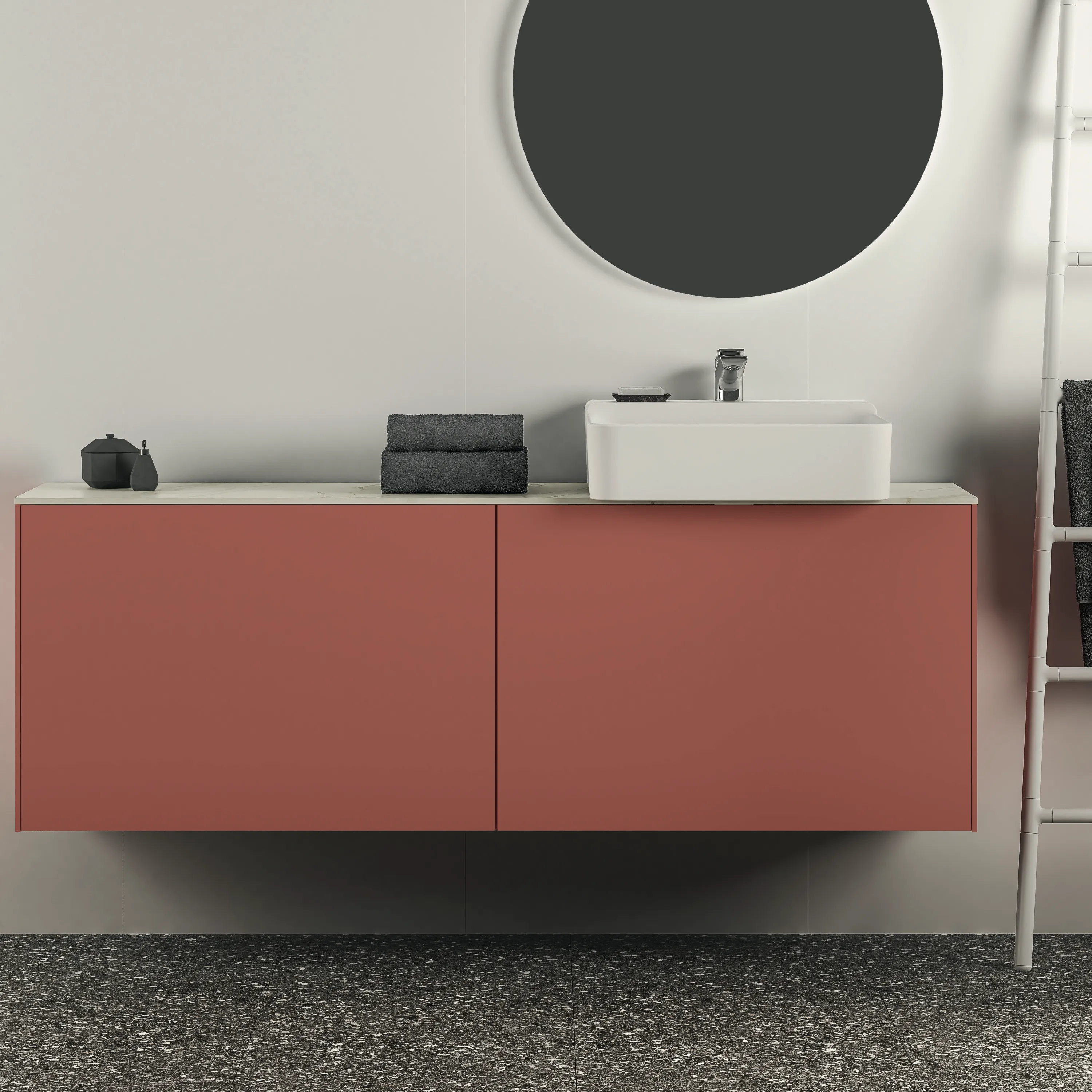 Ideal Standard Waschtischunterschrank „Conca“ 158,5 × 54 × 37,3 cm Sunset matt lackiert Ideal Standard Waschtischunterschrank „Conca“ 158,5 × 54 × 37,3 cm Sunset matt lackiert