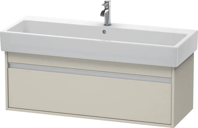 Duravit Waschtischunterschrank wandhängend „Ketho“ 115 × 41 × 44 cm Taupe Matt Duravit Waschtischunterschrank wandhängend „Ketho“ 115 × 41 × 44 cm Taupe Matt