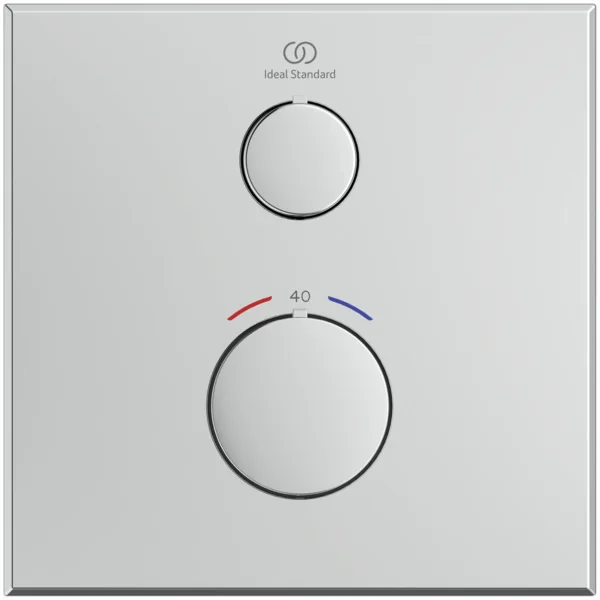 Ideal Standard Ceratherm Navigo Unterputz-Thermostat für Wanne & Dusche, Chrom, 1 Verbraucher
