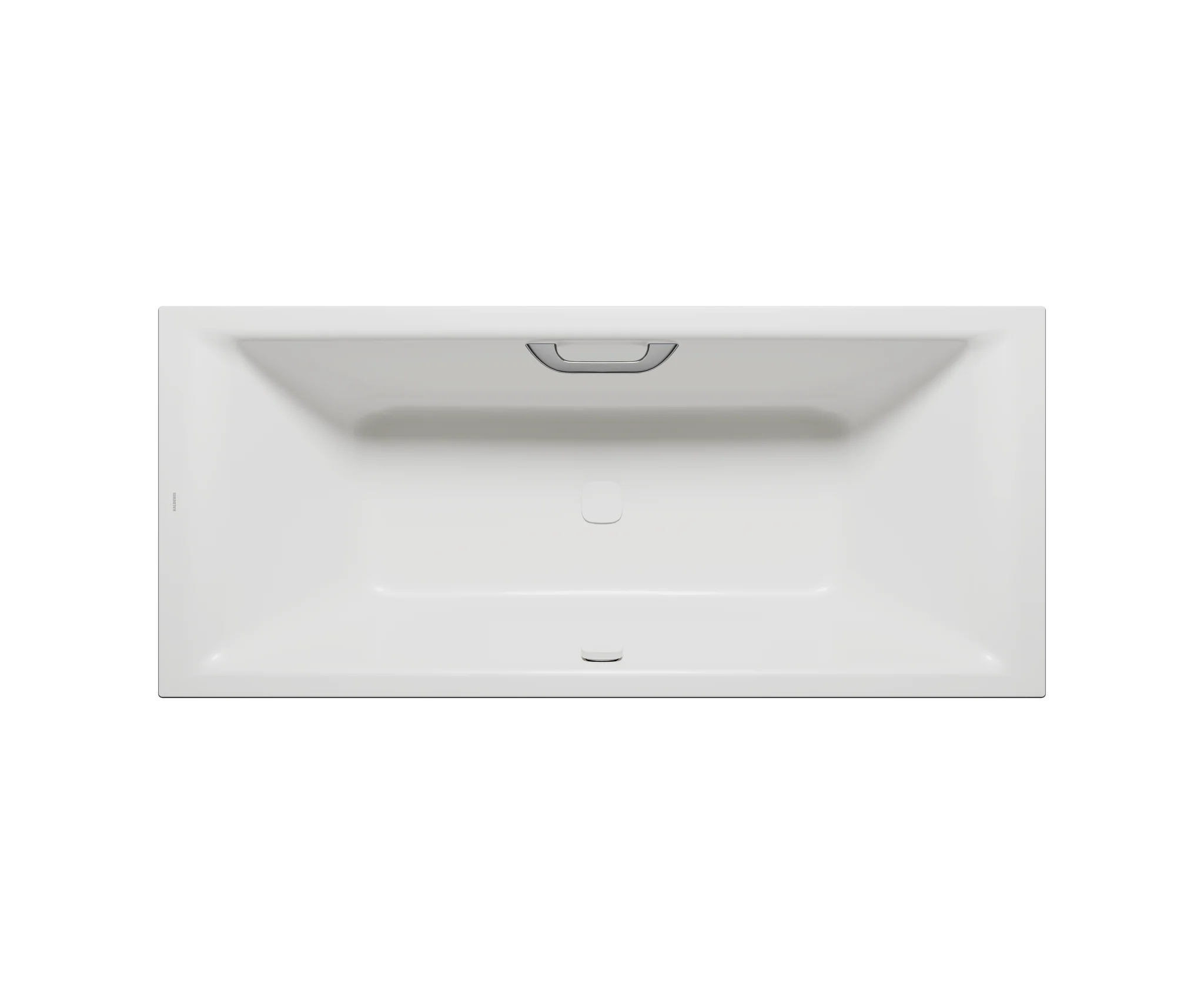 Kaldewei PURO NEXT DUO Badewanne, alpinweiß matt, 1900 x 900 mm, flacher Wannenrand, mit Griffloch
