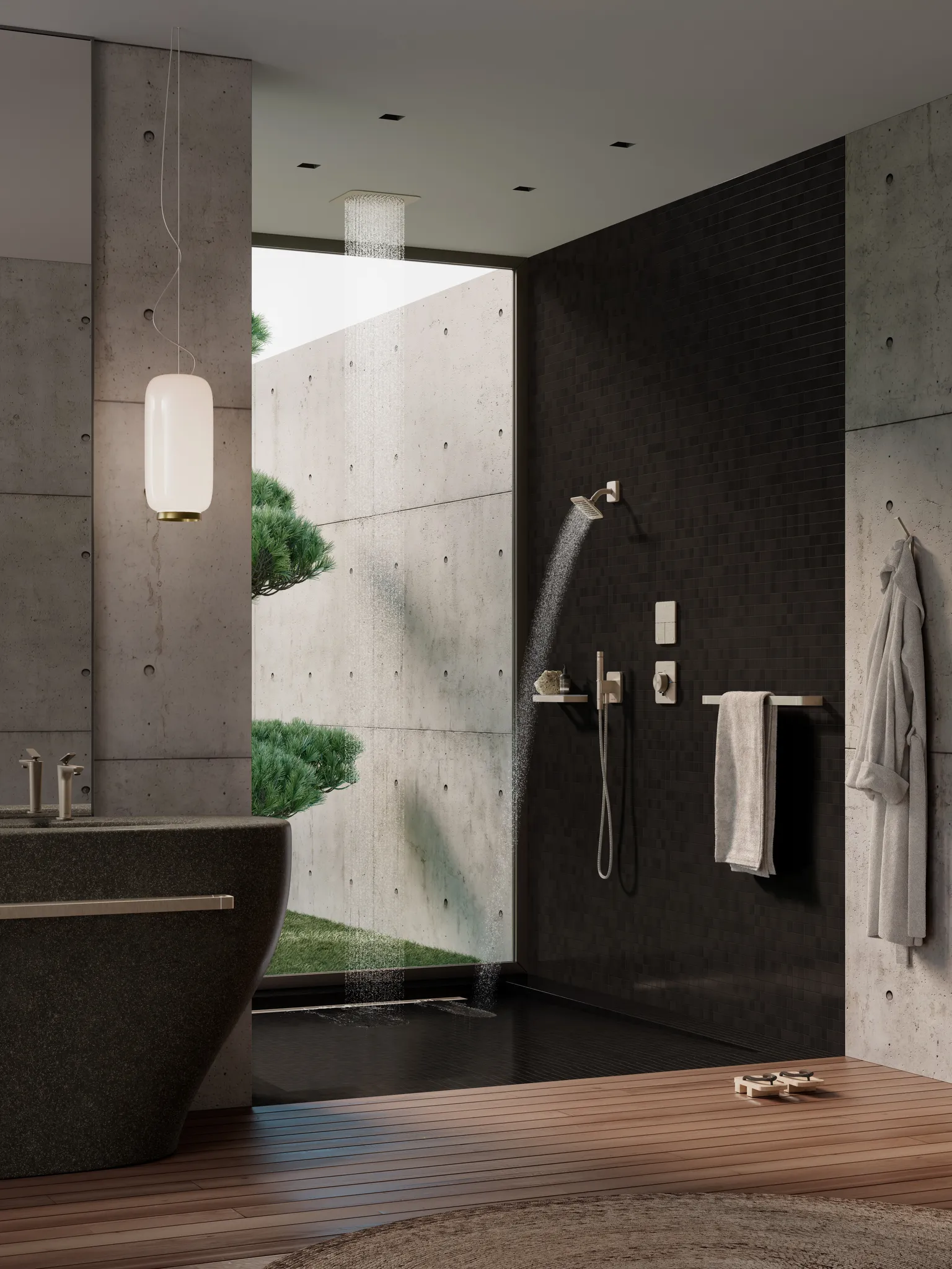 AXOR ShowerSelect ID Ventil Unterputz softsquare für 3 Verbraucher Chrom