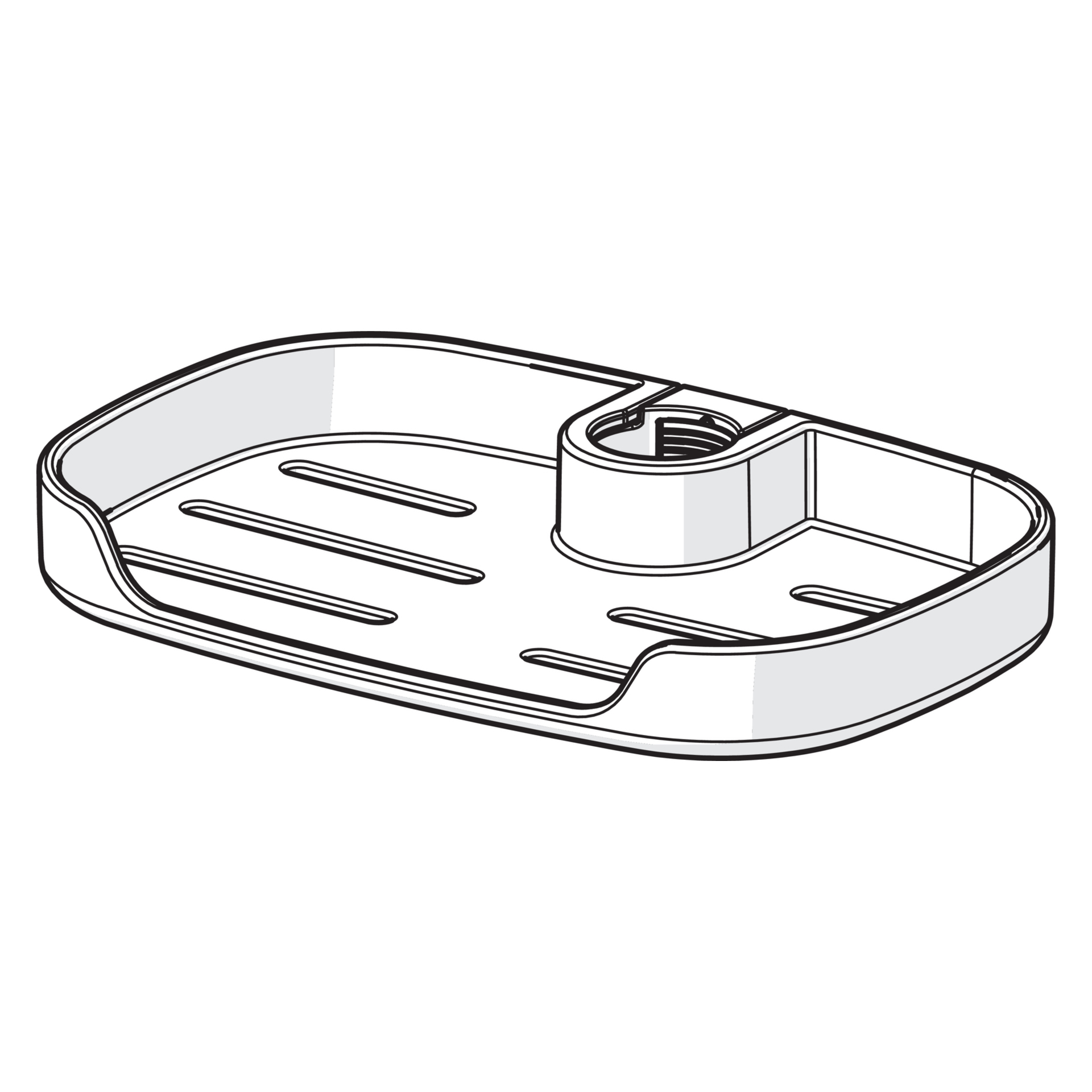 HA Seifenschale HANSAACTIVEJET 0480 Transparent