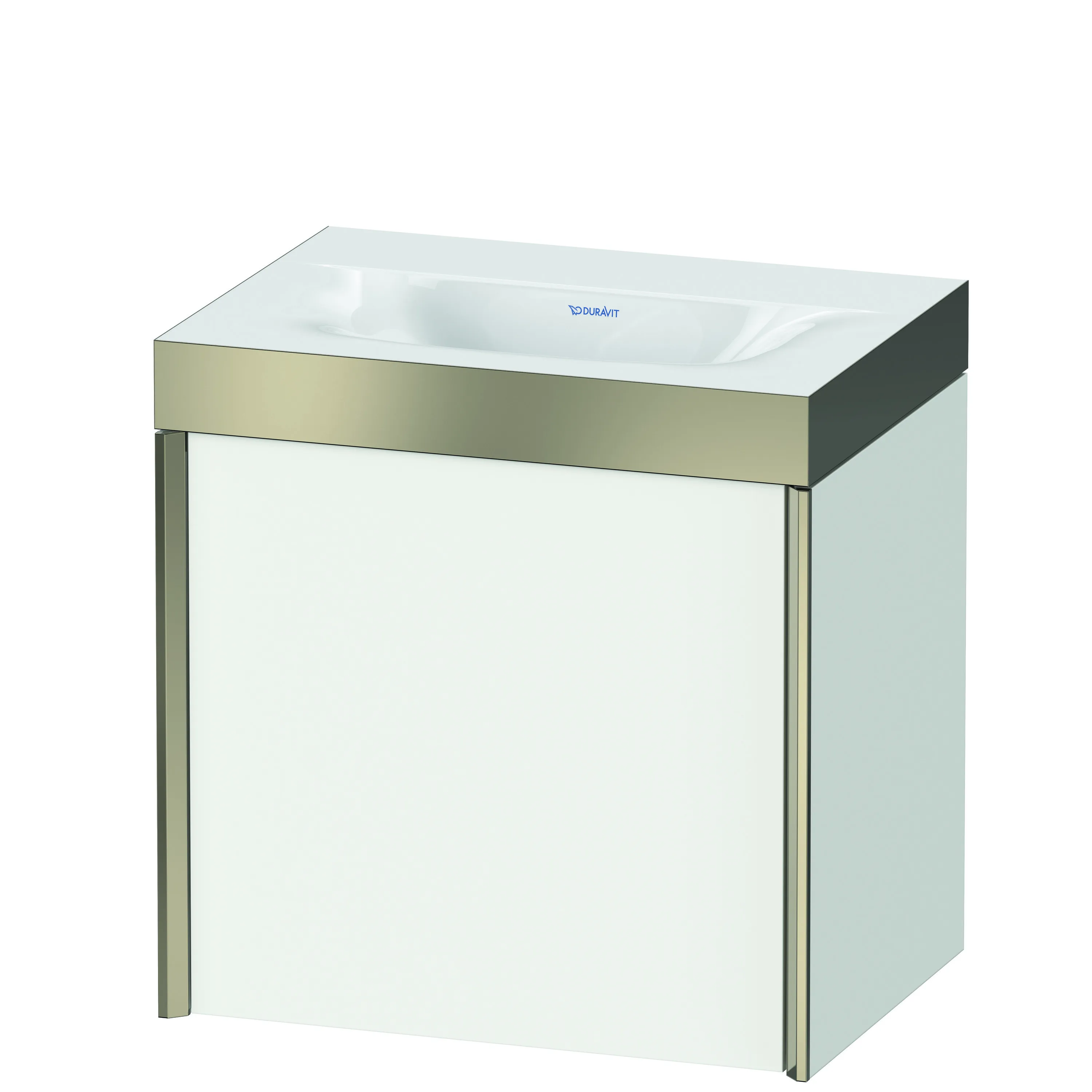 Duravit Waschtischunterschrank wandhängend „XViu“ 45 × 46 × 33 cm in Betongrau Matt