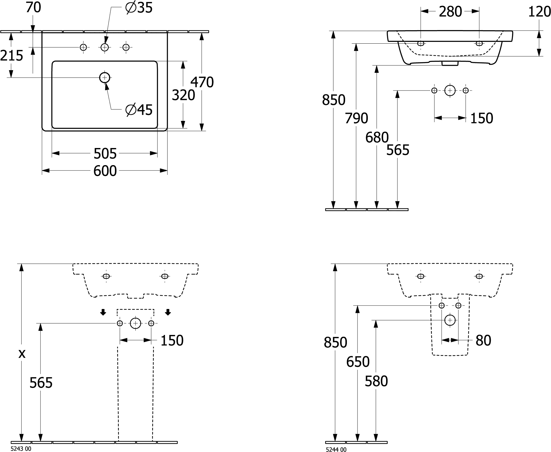 Halbsäule „Subway 2.0“ 31,5 × 29 × 20 cm