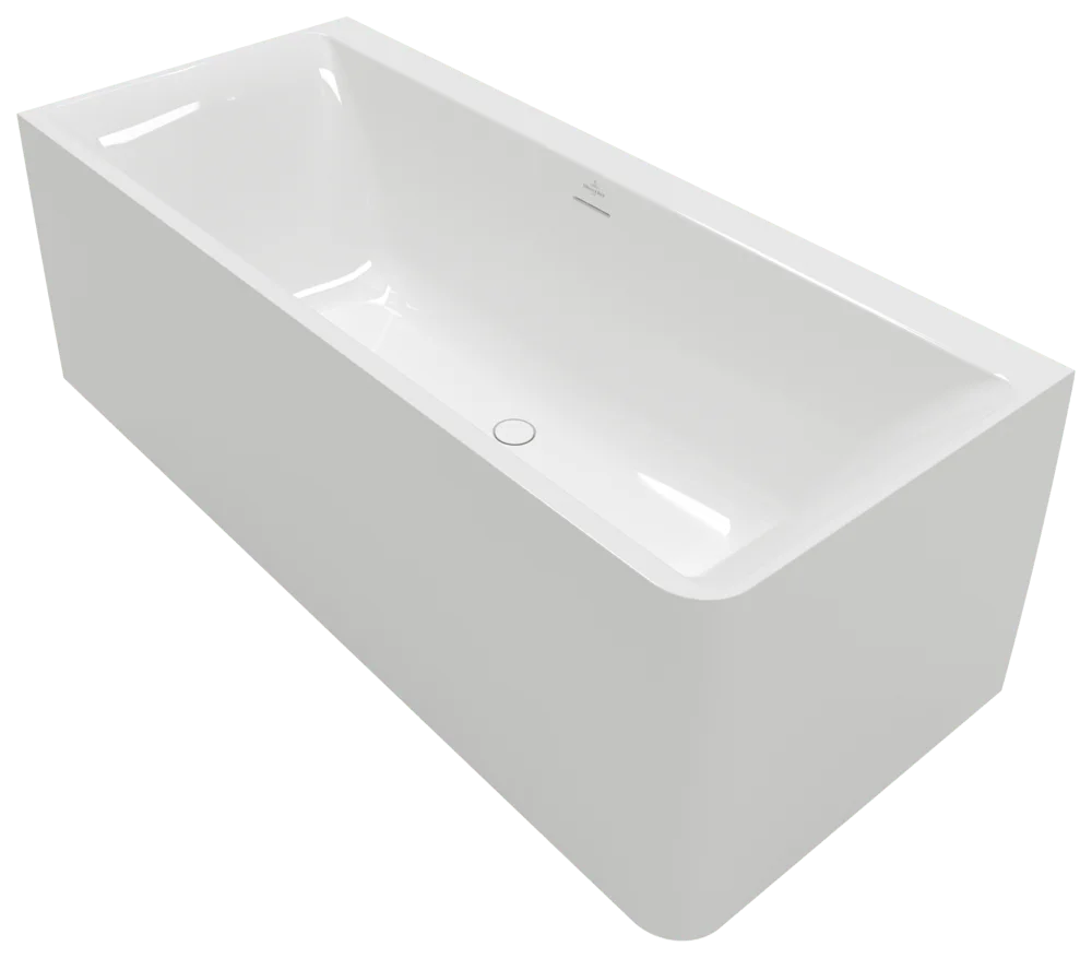 Villeroy & Boch Subway 3.0 Vorwand-Badewanne links, 1800 x 800 mm, Weiß Alpin