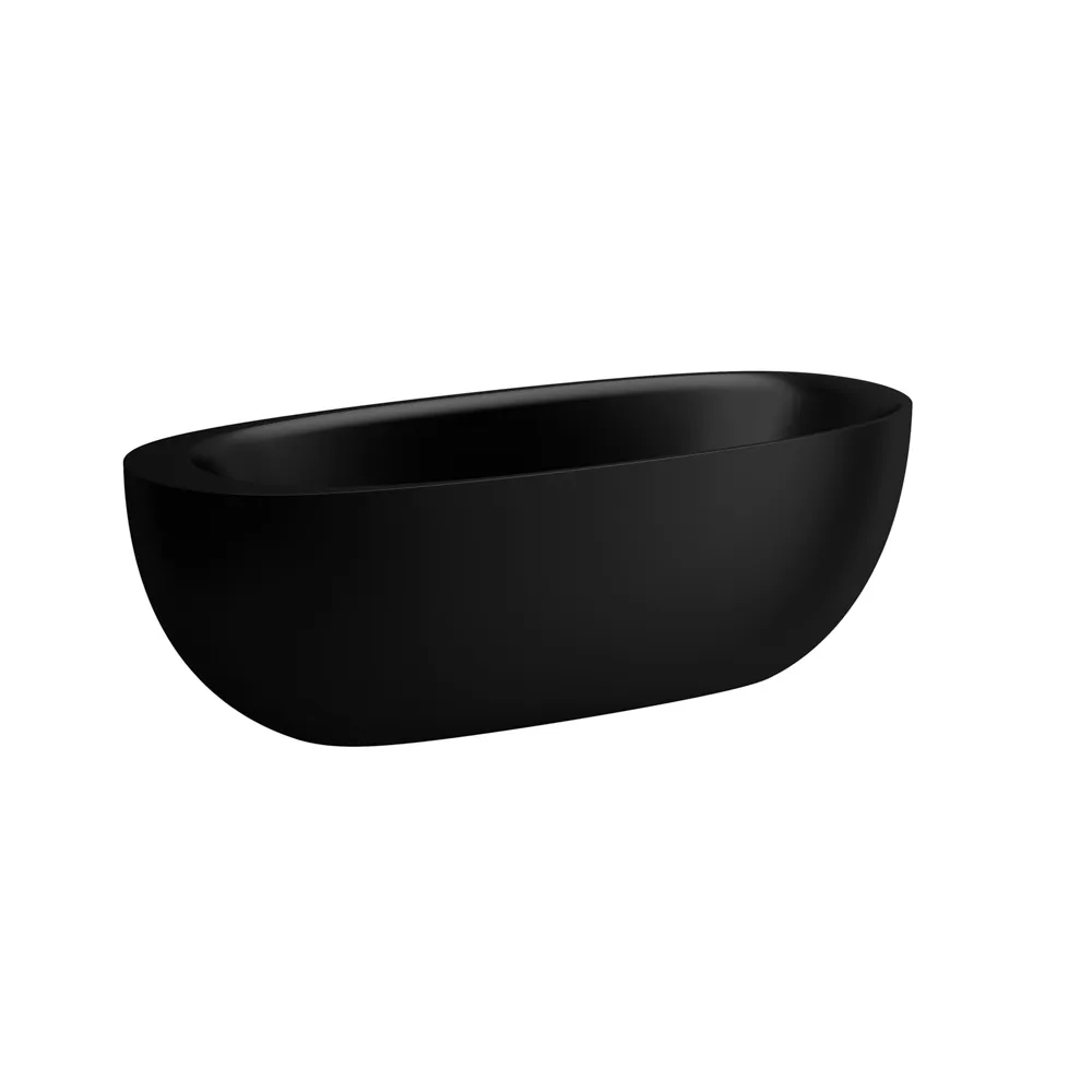 Laufen Freistehende Badewanne ILBAGNOALESSI 800x1850x590, schwarz matt Laufen Freistehende Badewanne ILBAGNOALESSI 800x1850x590, schwarz matt
