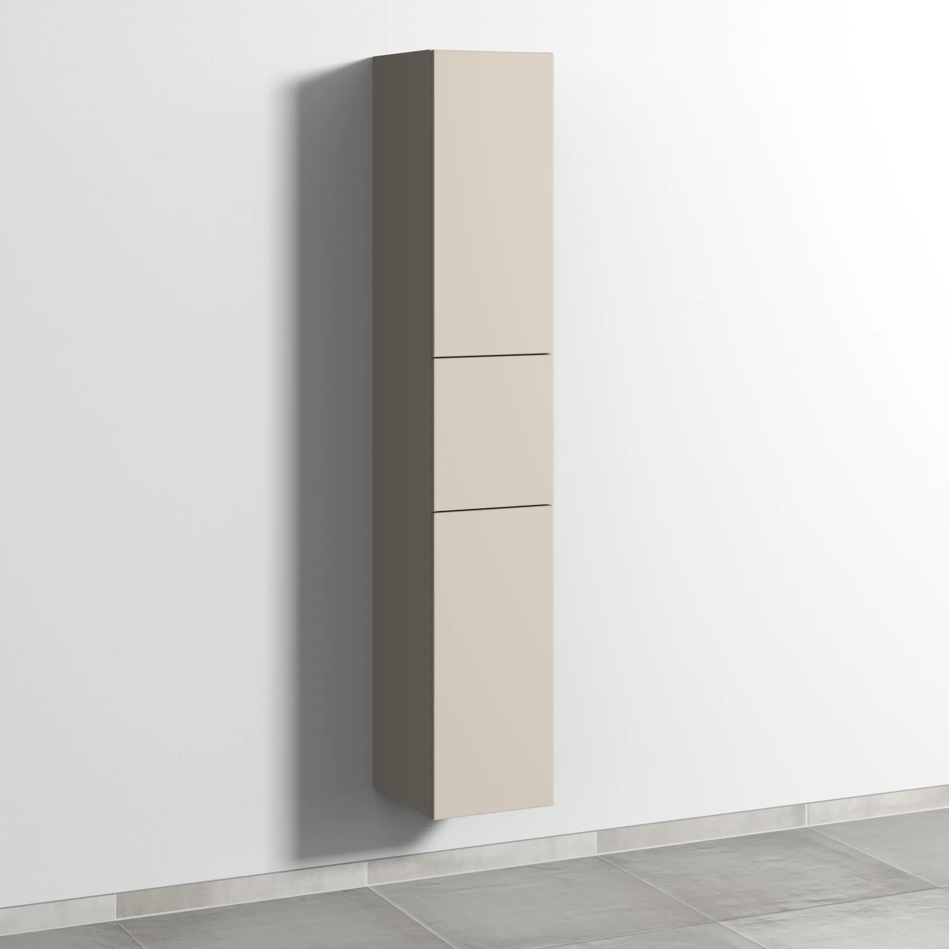 Hochschrank rechts 3way (SP101) 1700x300x345 Graphit-Matt