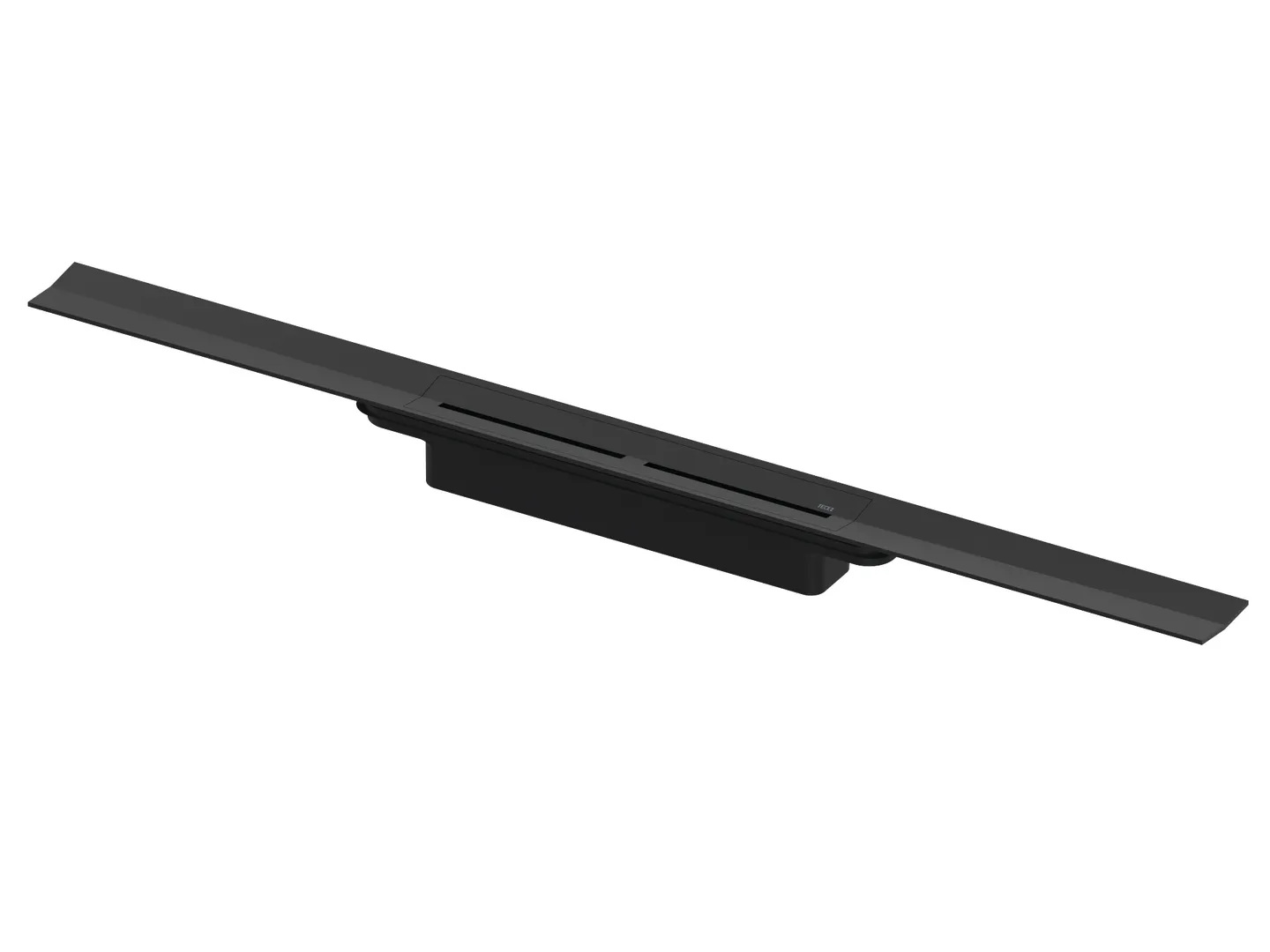 TECEdrainprofile Duschprofil, 1000 mm, Edelstahl gebürstet, schwarz