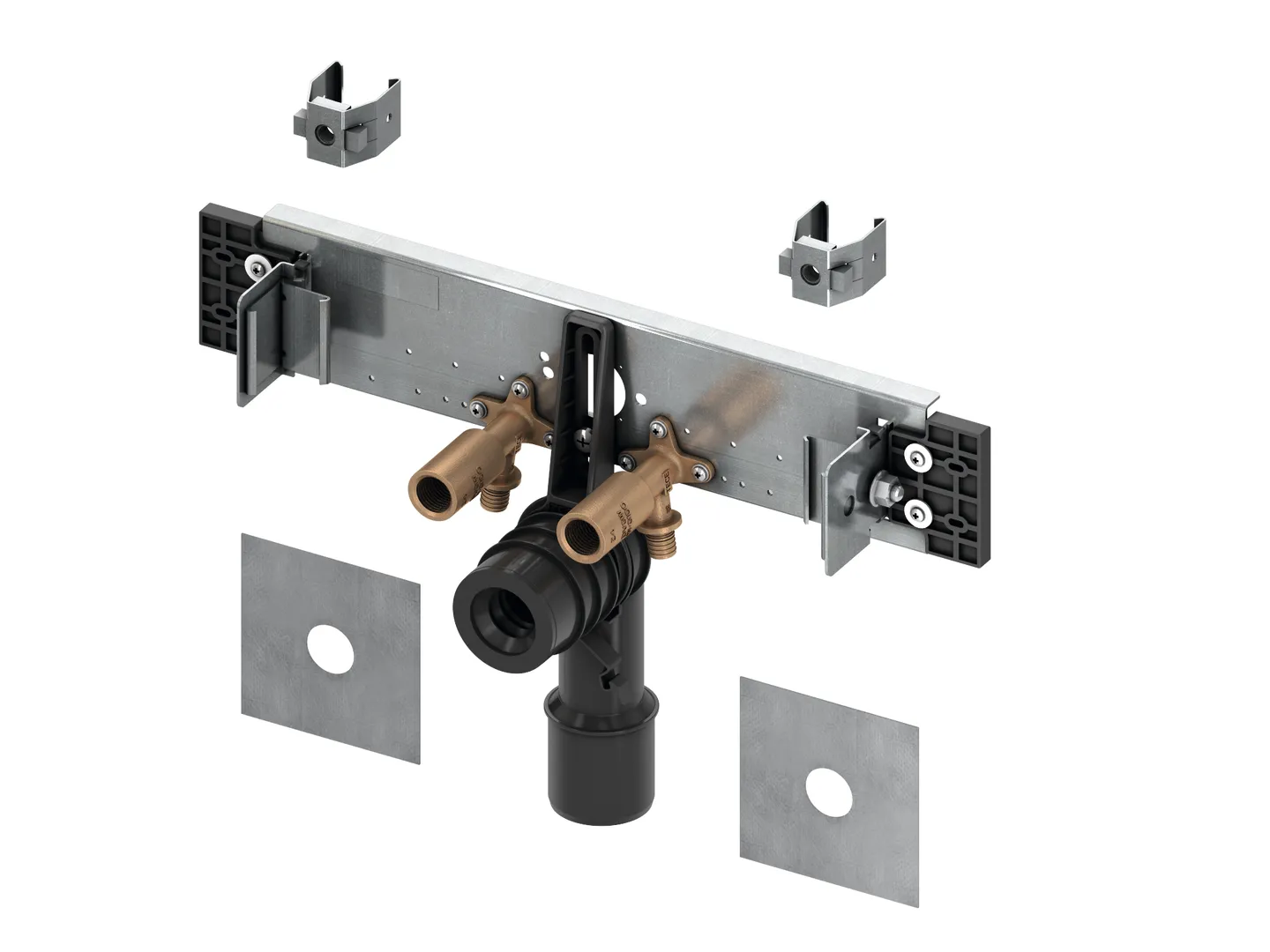 TECEprofil Anschlusseinheit für Wascht. inkl. TECElogo-Push Wandscheiben 20 × 1/2″ Siliziumbronze TECEprofil Anschlusseinheit für Wascht. inkl. TECElogo-Push Wandscheiben 20 × 1/2″ Siliziumbronze