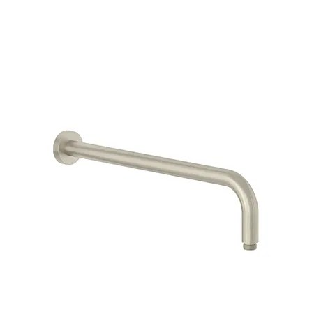 Kludi A-QA Brausearm 400 mm, Stainless Brushed Nickel PVD – starrer Wand-Brausearm für Tellerkopfbrause mit Schubrosette Kludi A-QA Brausearm 400 mm, Stainless Brushed Nickel PVD – starrer Wand-Brausearm für Tellerkopfbrause mit Schubrosette