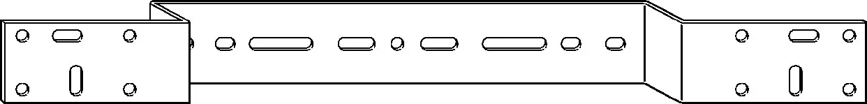 Viega „Sanfix“ Montageschiene für Wandscheibe verzinkt Viega „Sanfix“ Montageschiene für Wandscheibe verzinkt