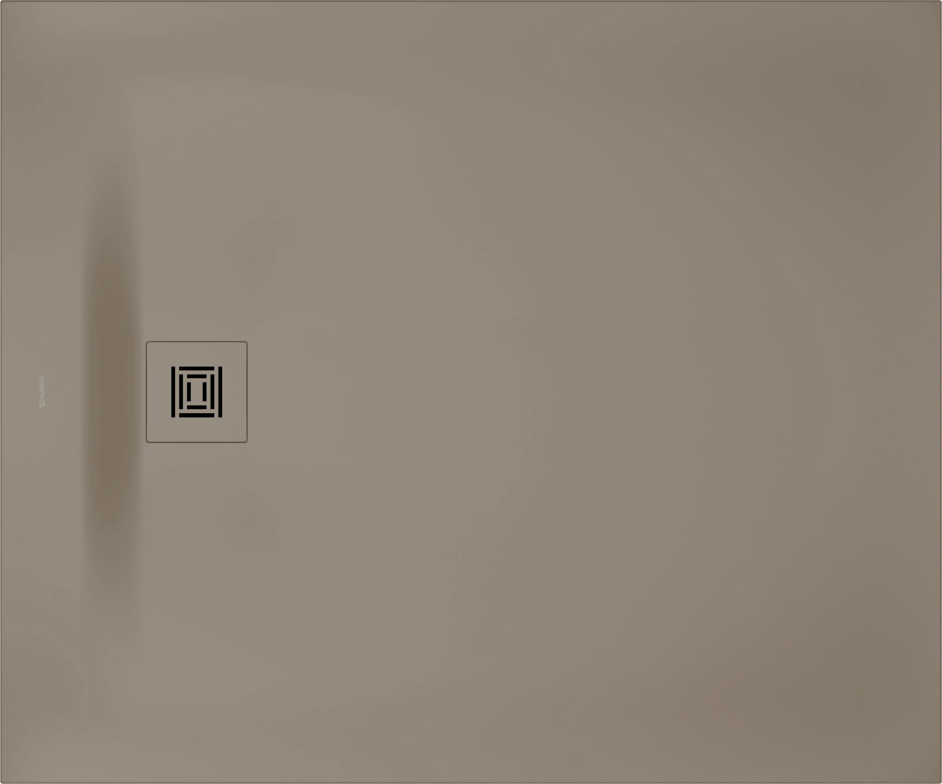 Duravit rechteck Duschwanne „Sustano“ 120 × 100 cm in Greige Matt