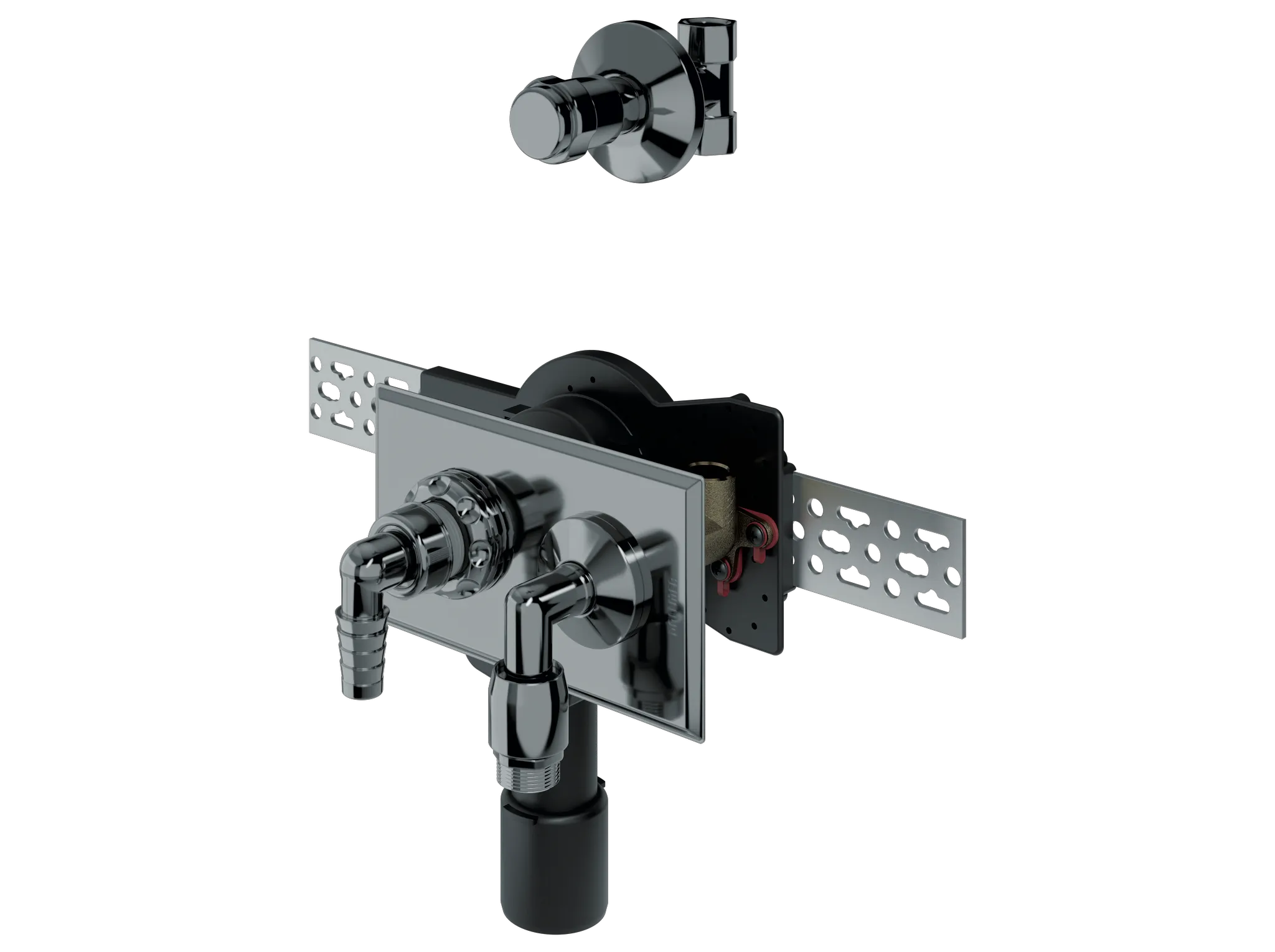 Wandeinbau-Waschgeräte-Siphon 405, DN 40/DN 50