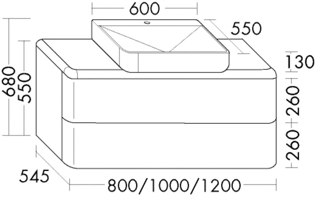 burgbad Badmöbelset „b:me“ 80 × 68 × 55 cm in Salbeigrau Hochglanz burgbad Badmöbelset „b:me“ 80 × 68 × 55 cm in Salbeigrau Hochglanz