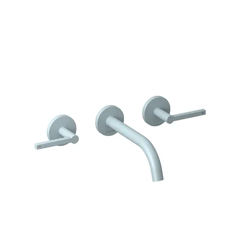 NOVA FONTE 3-Loch-Waschtisch PURISTIC UP-Wandmontage 180 mm chrom NOVA FONTE 3-Loch-Waschtisch PURISTIC UP-Wandmontage 180 mm chrom