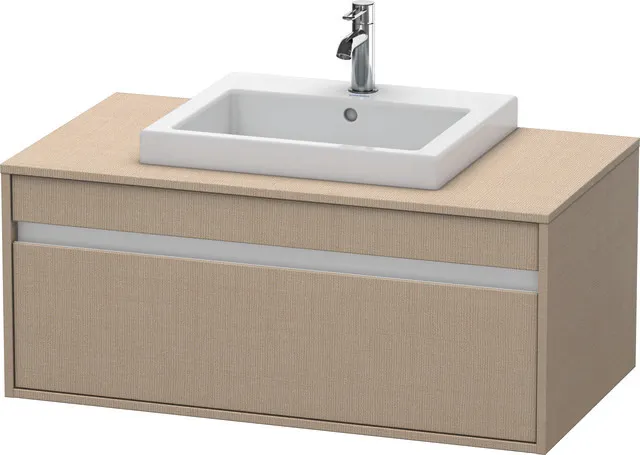 Duravit Waschtischunterschrank wandhängend „Ketho“ 100 × 42,6 × 55 cm Leinen Duravit Waschtischunterschrank wandhängend „Ketho“ 100 × 42,6 × 55 cm Leinen
