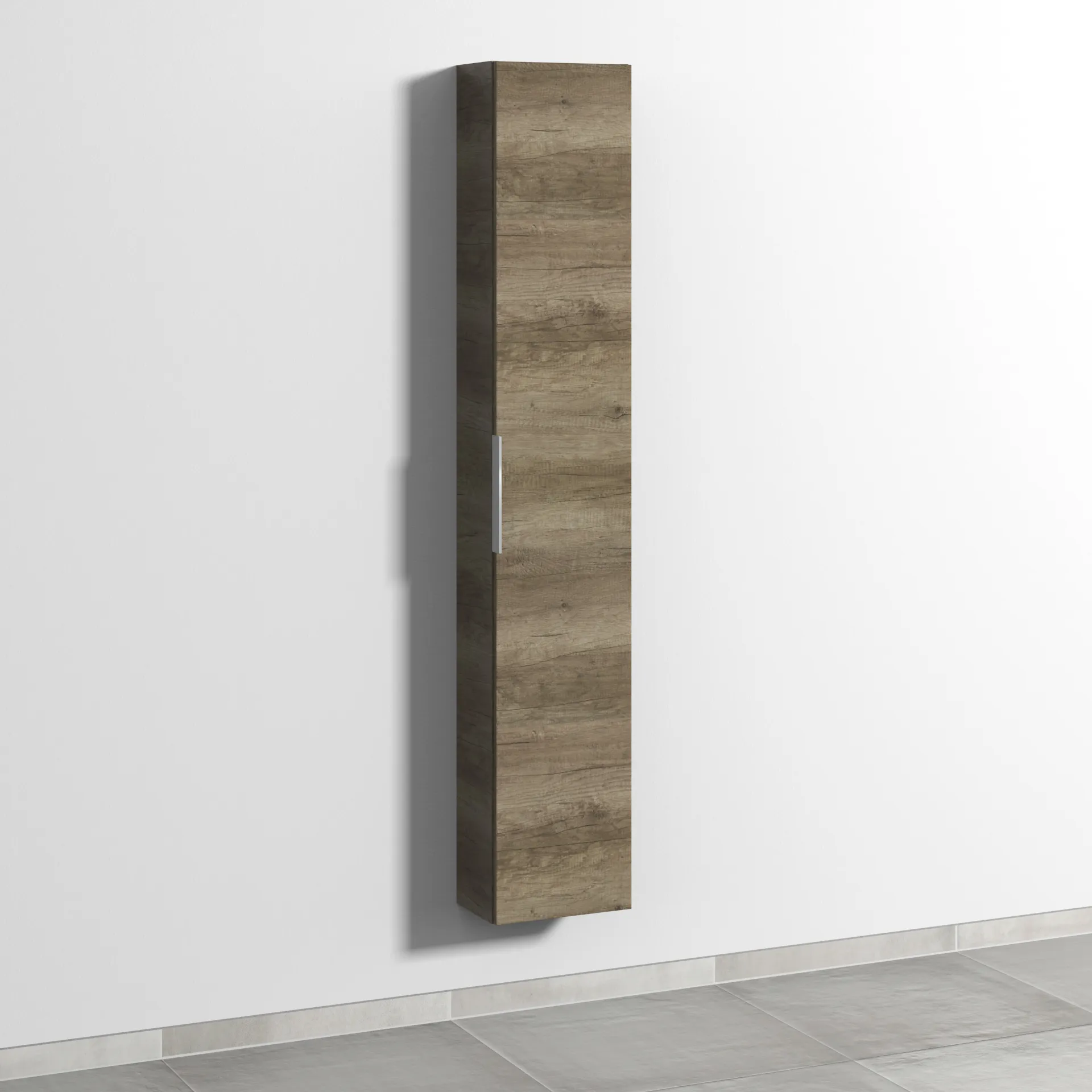 Sanipa Hochschrank „3way“ 300 × 1700 × 199 mm Anschlag rechts, in Eiche Nebraska, Anschlag rechts