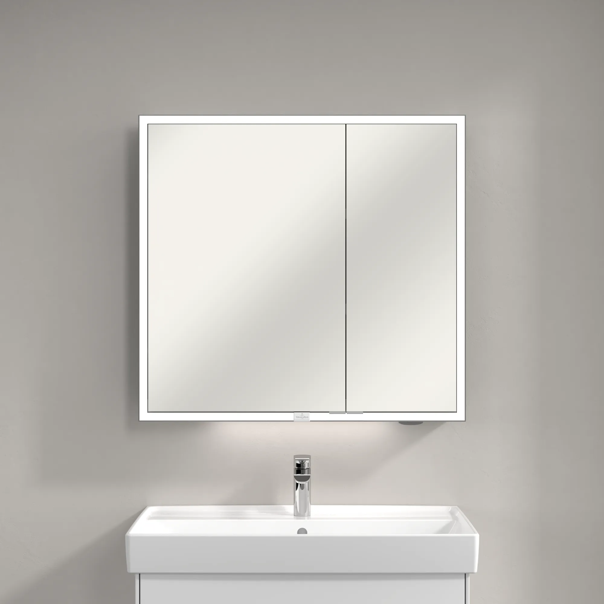 Villeroy & Boch Vorbau-Spiegelschrank „My View Now“ 800 × 750 × 168 mm in White Matt