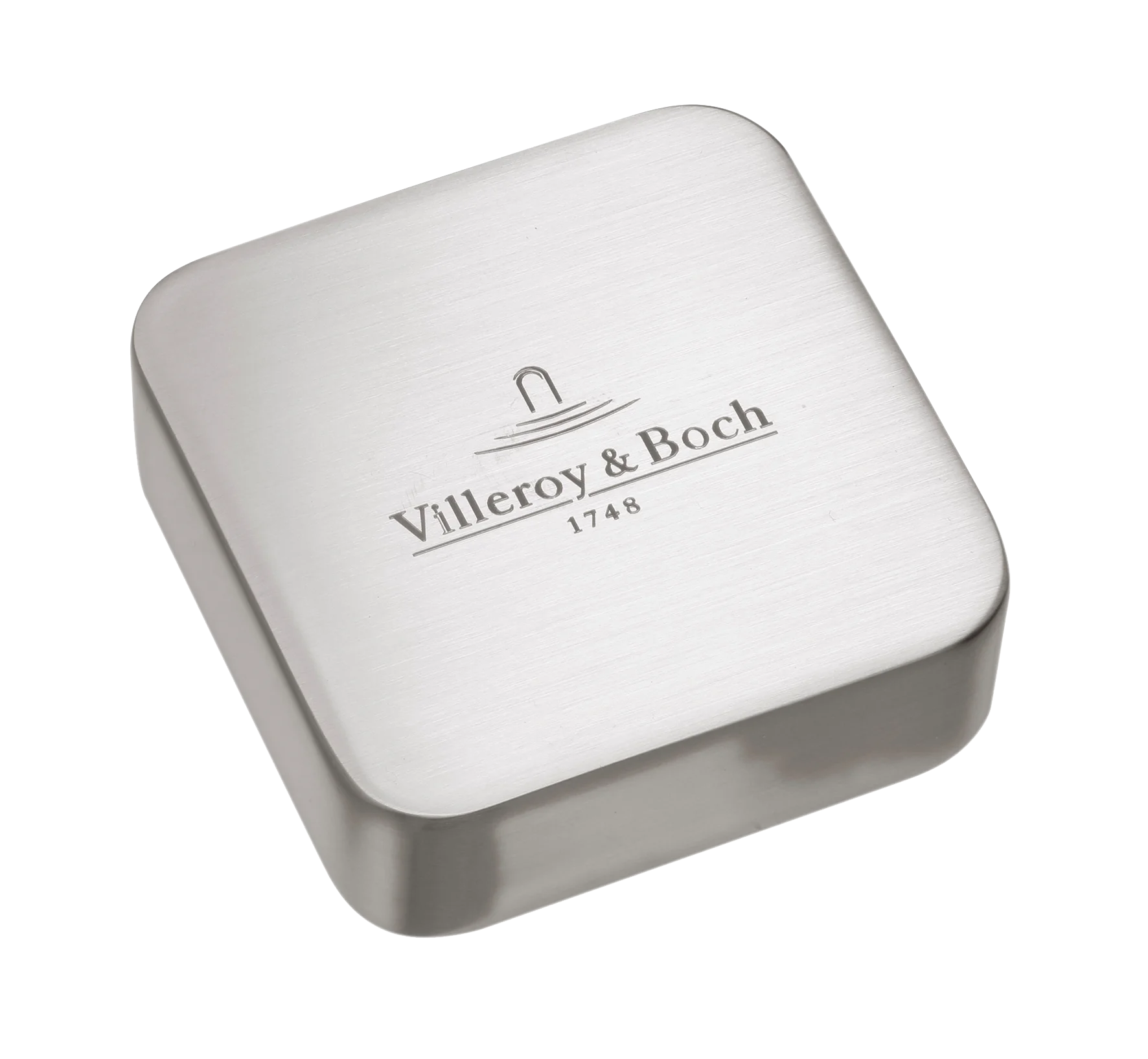 Villeroy & Boch Abdeckkappe für Doppeldrehgriff Zubehör 940535, 50 x 54 mm, Messing, gebürstet