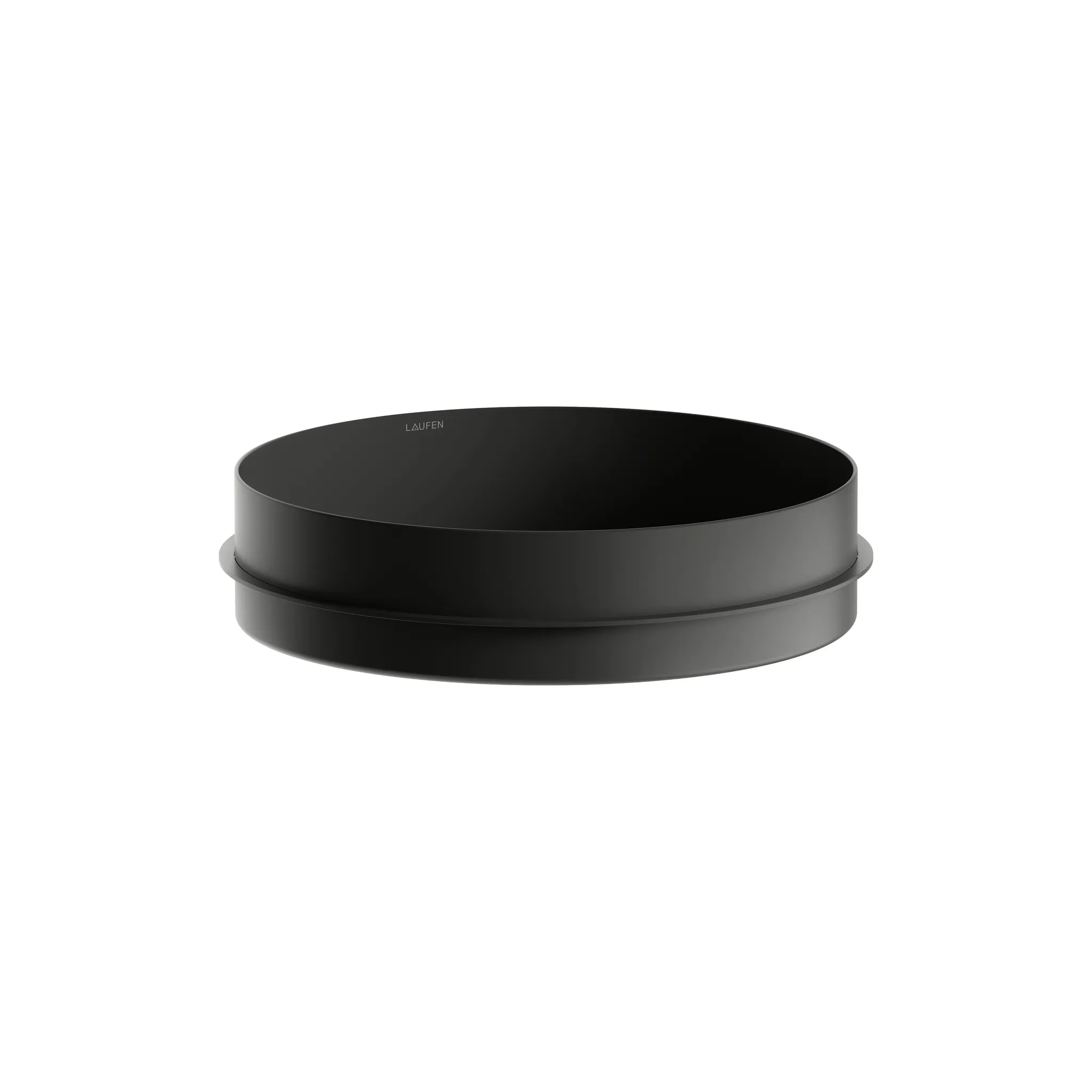 Laufen Einbauwaschtisch UNISONO rund 400 x 400 x 114 mm in schwarz matt Laufen Einbauwaschtisch UNISONO rund 400 x 400 x 114 mm in schwarz matt