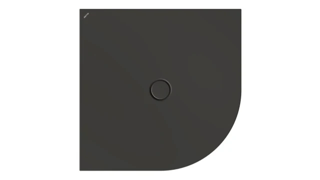 Bette viertelkreis Duschwanne „BetteFloor Corner“ 100 × 100 cm in Anthracite