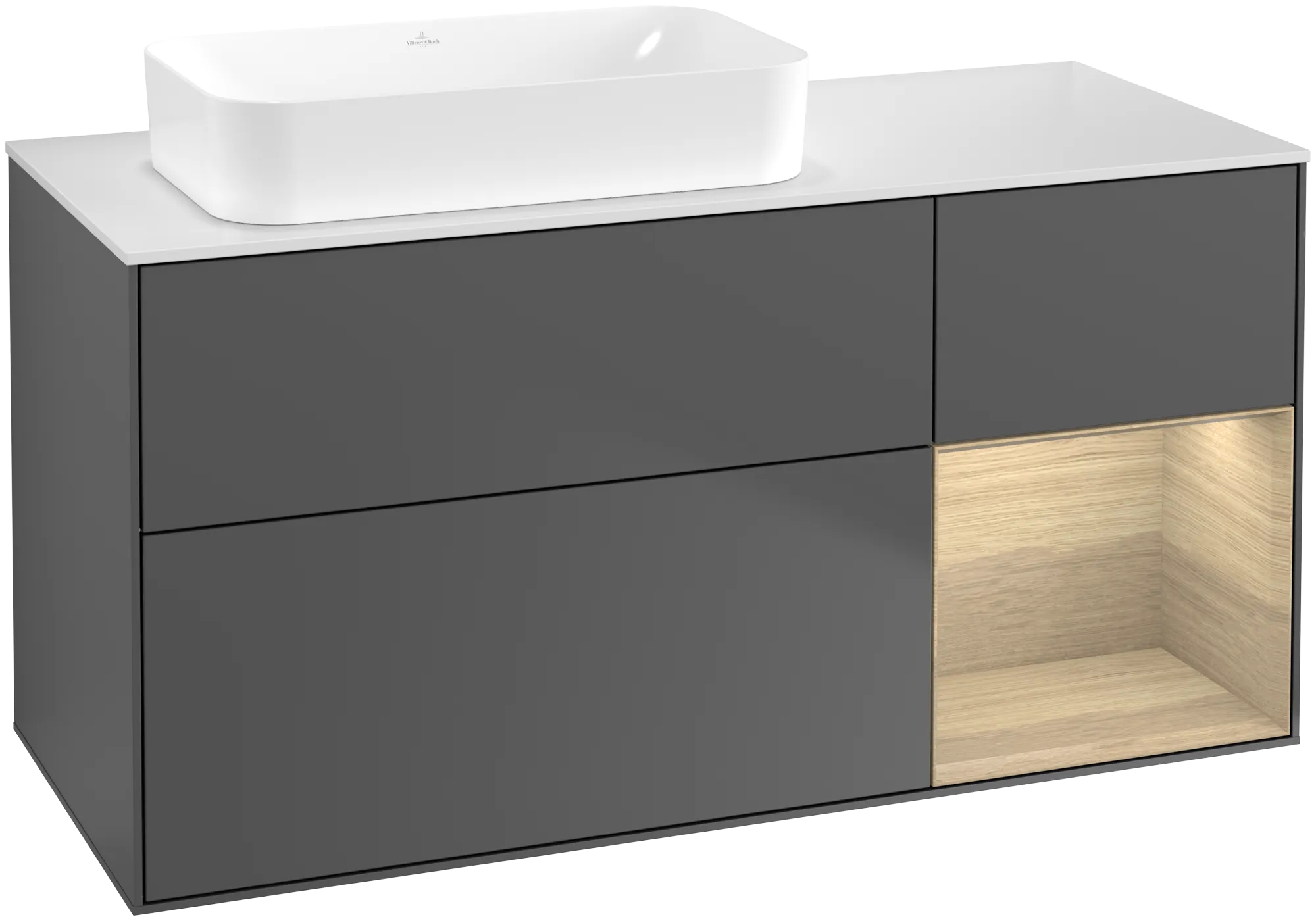 Villeroy & Boch Finion Waschbeckenunterschrank G69, anthrazit